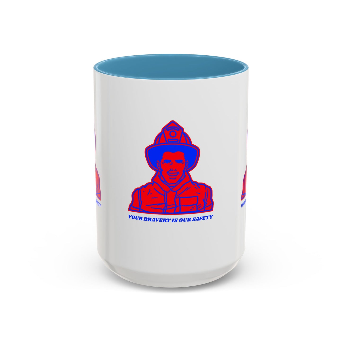 Firefighter Accent Coffee Mug – Your bravery is our safety