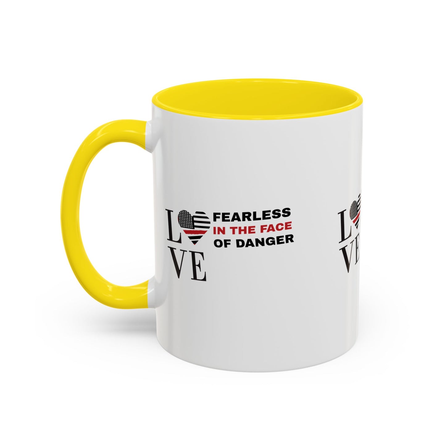 Firefighter Accent Coffee Mug – Fearless in the face of danger