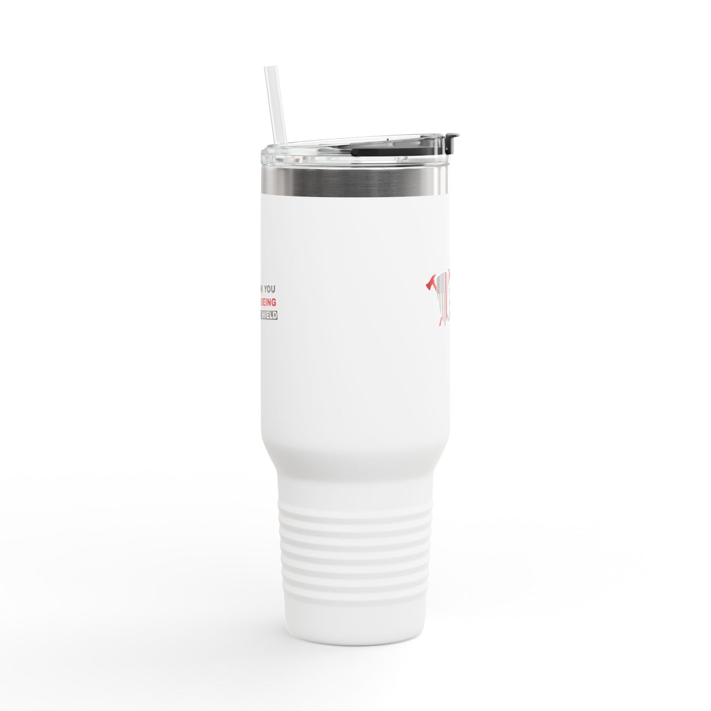 Firefighter Insulated Travel Mug, 40oz – Thank you for being our shield