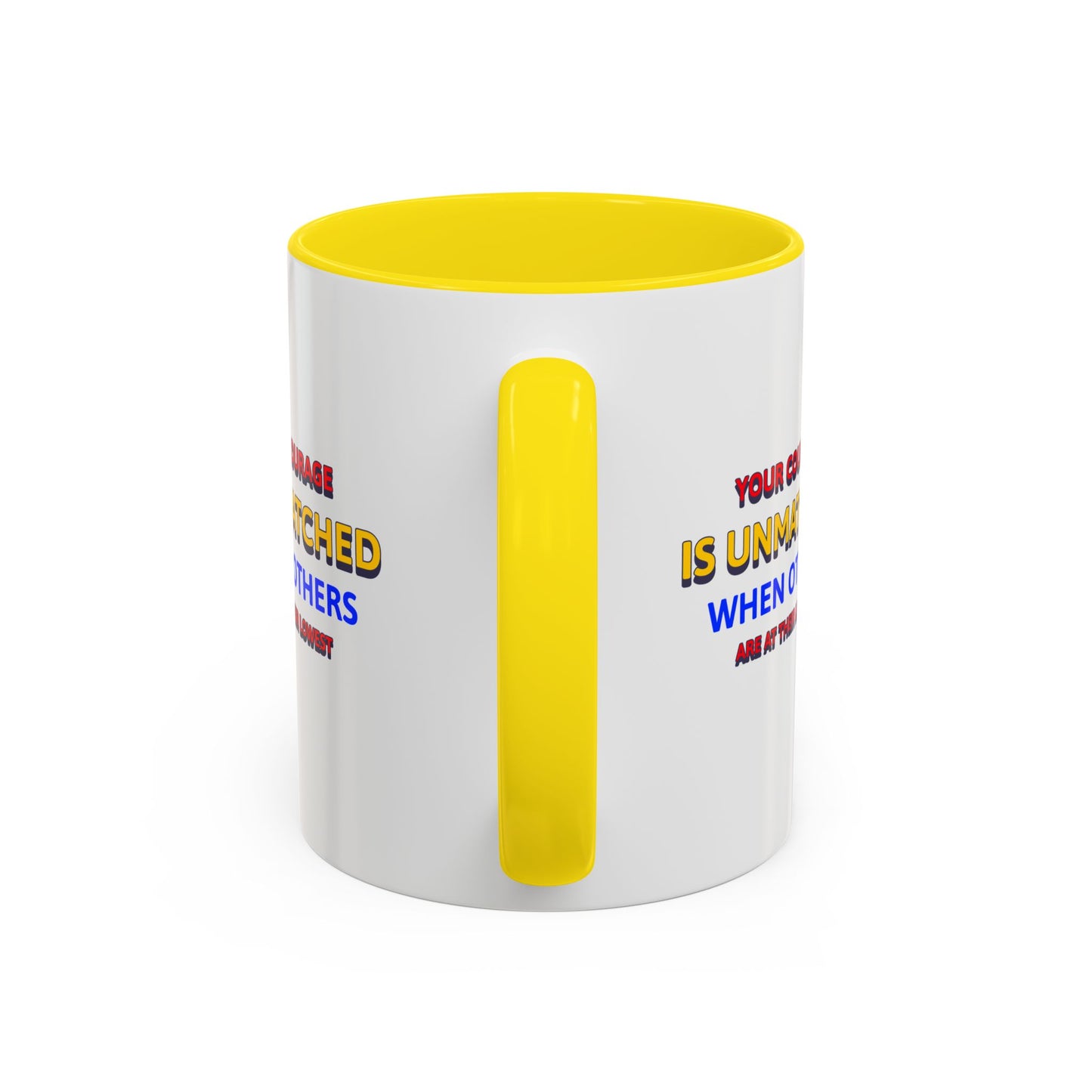 EMS Accent Coffee Mug – Your courage is unmatched when others are at their lowest