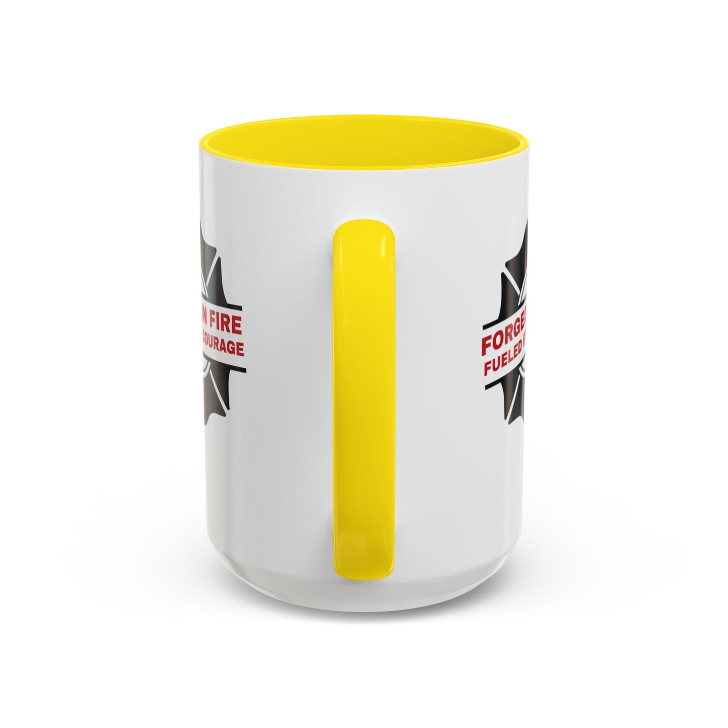 Firefighter Accent Coffee Mug – Forged in fire, fueled by courage