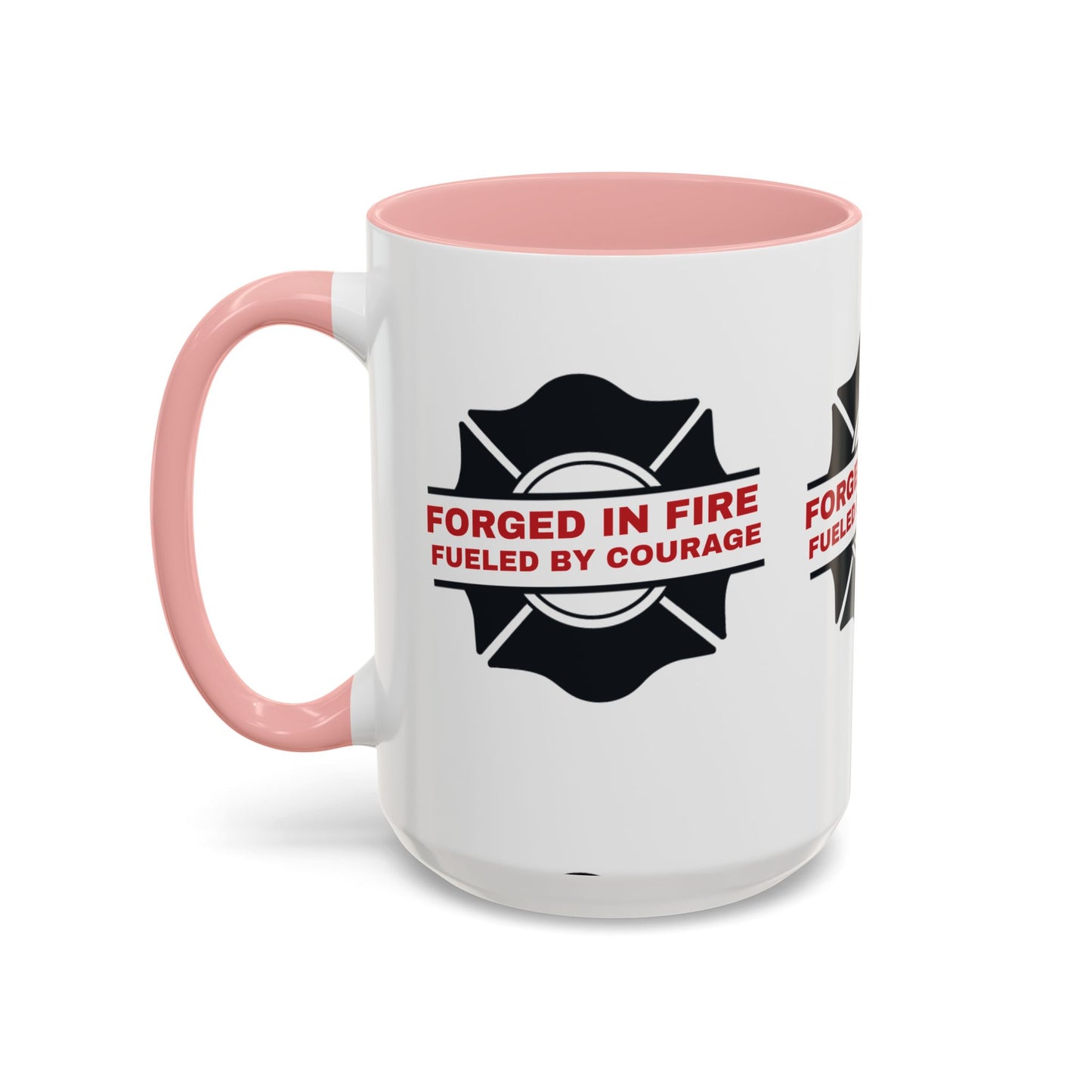Firefighter Accent Coffee Mug – Forged in fire, fueled by courage