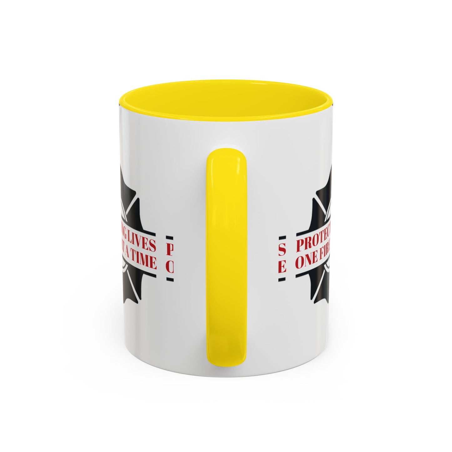 Firefighter Accent Coffee Mug – Protecting lives, one fire at a time