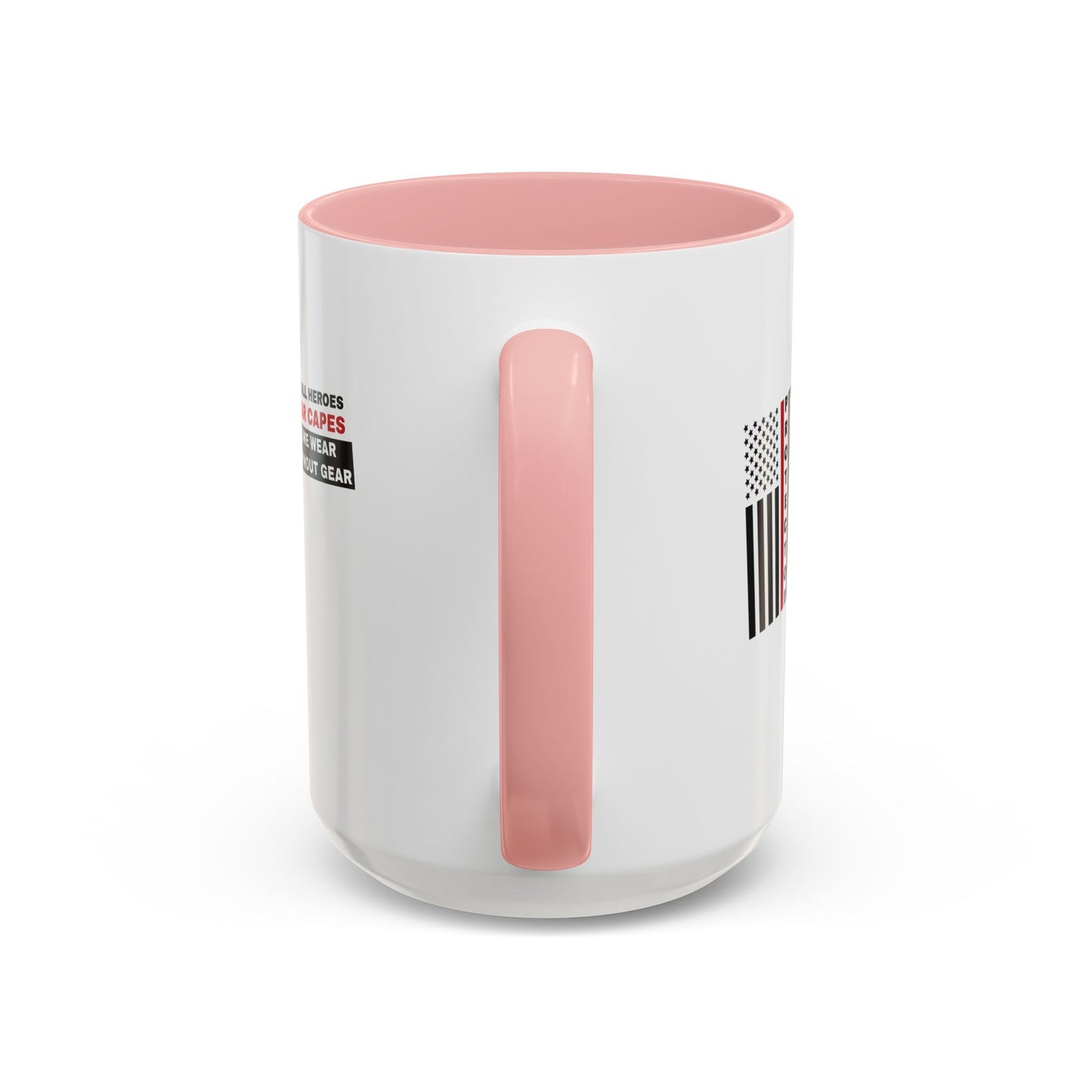 Firefighter Accent Coffee Mug – Not all heroes wear capes—some wear turnout gear