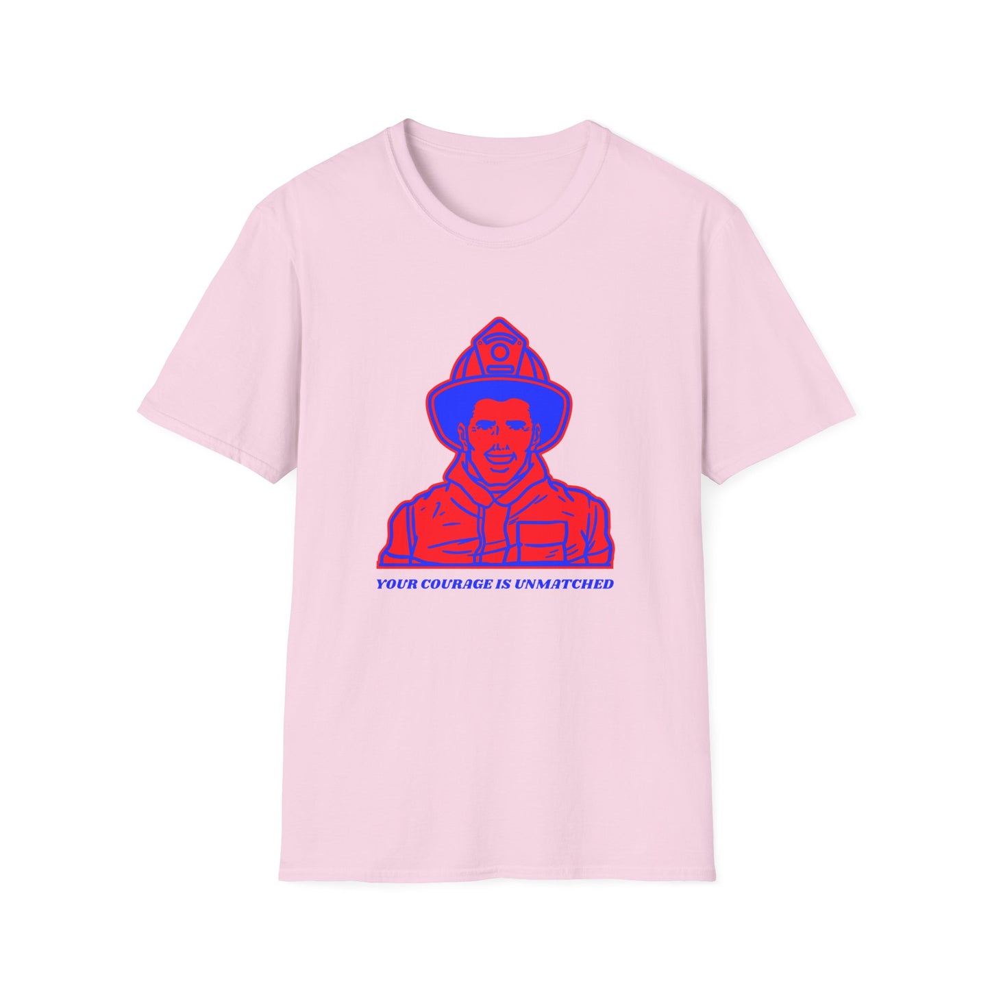 Firefighter Softstyle T-Shirt – Your courage is unmatched