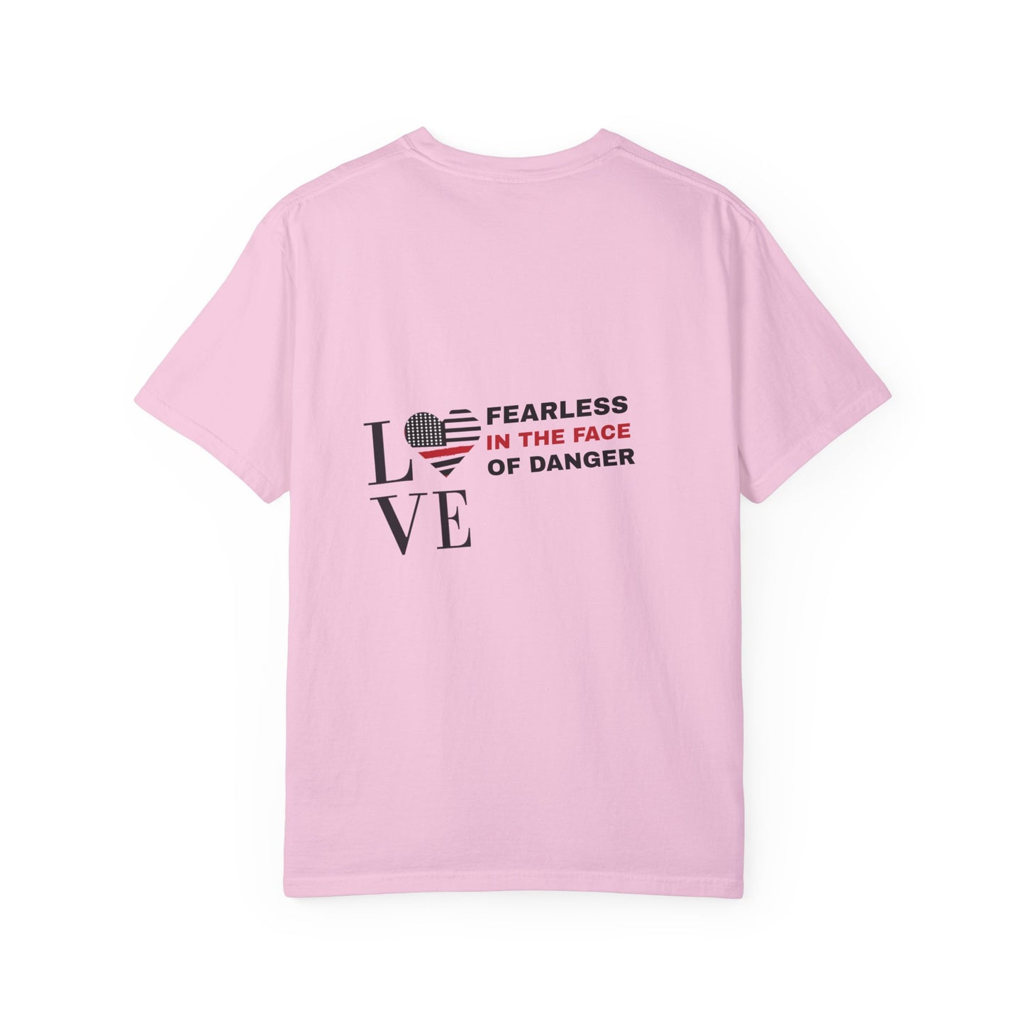 Firefighter Unisex Garment-Dyed T-Shirt – Fearless in the face of danger