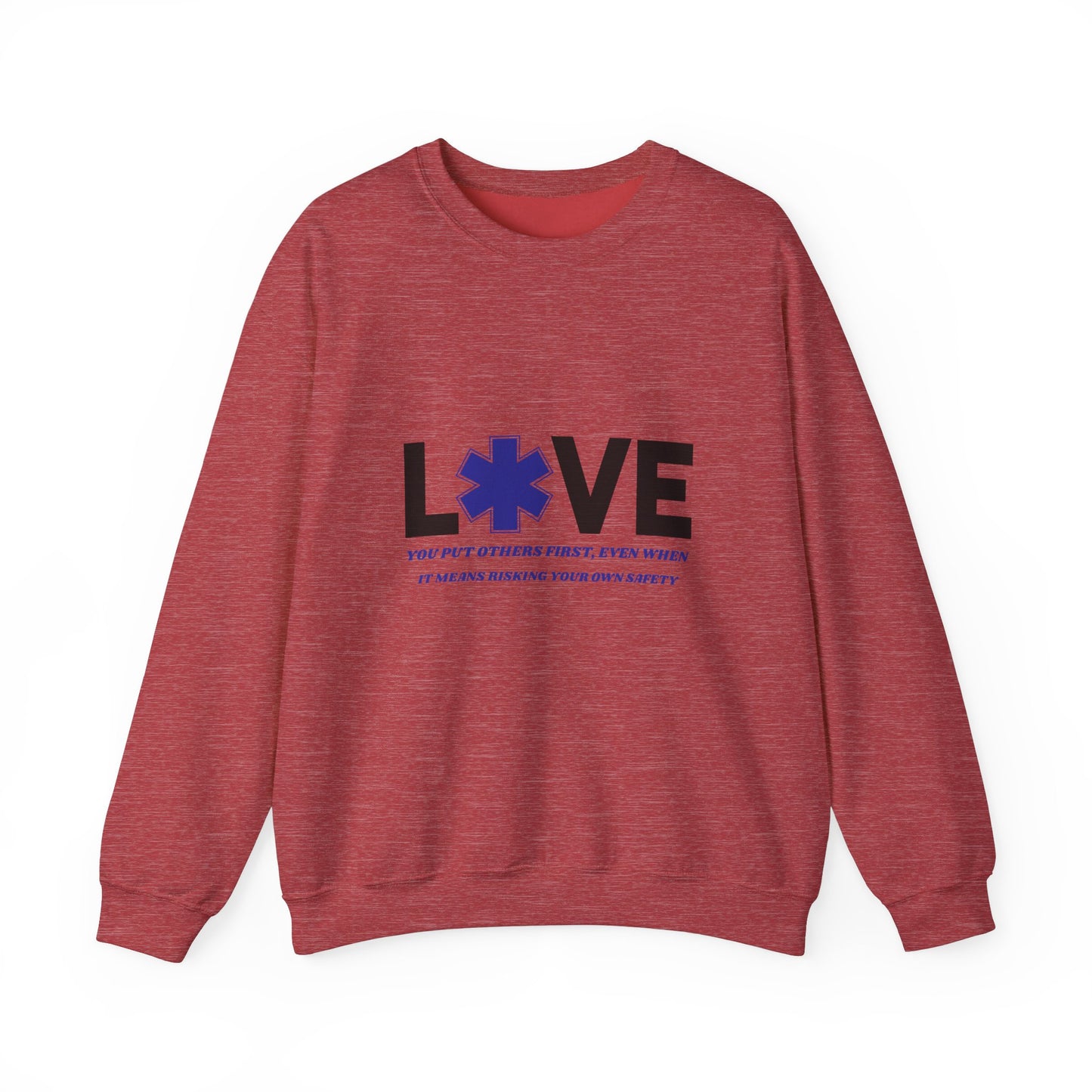 EMS Unisex Crewneck Sweatshirt – You put others first, even when it means risking your own safety
