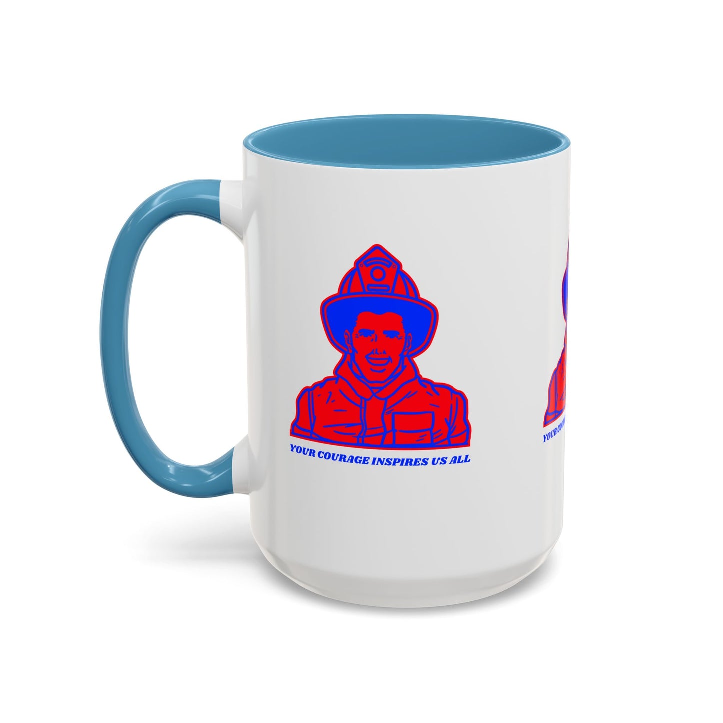 Firefighter Accent Coffee Mug – Your courage inspires us all
