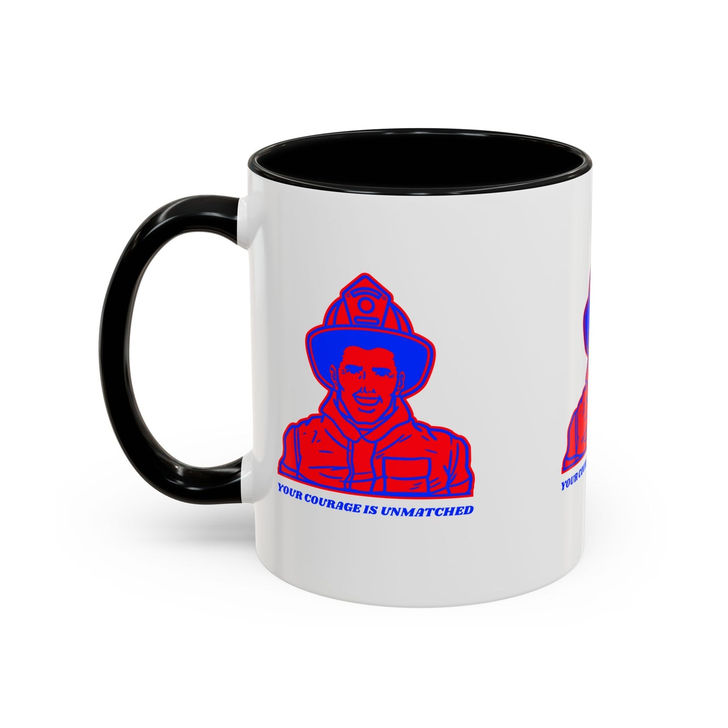 Firefighter Accent Coffee Mug – Your courage is unmatched
