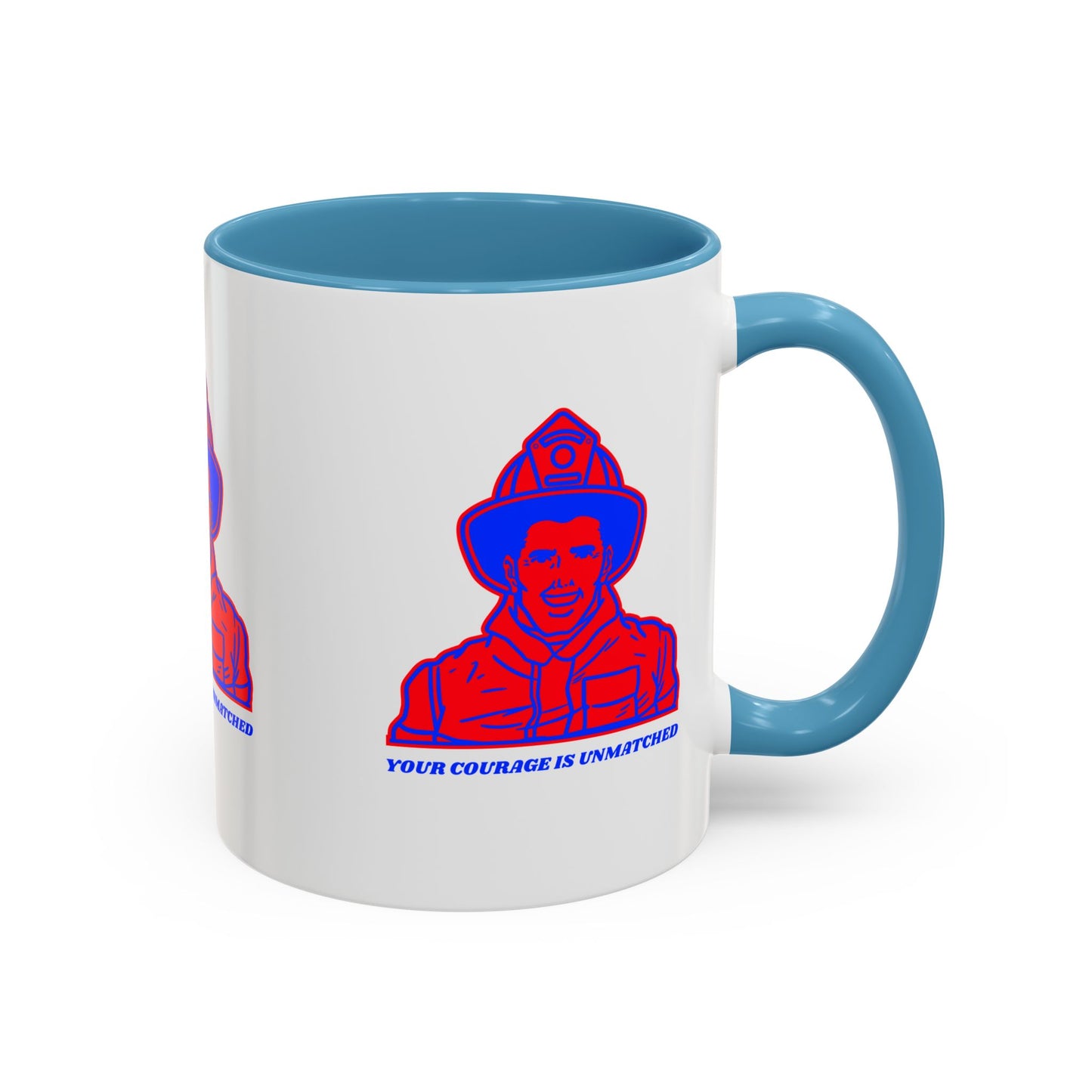 Firefighter Accent Coffee Mug – Your courage is unmatched