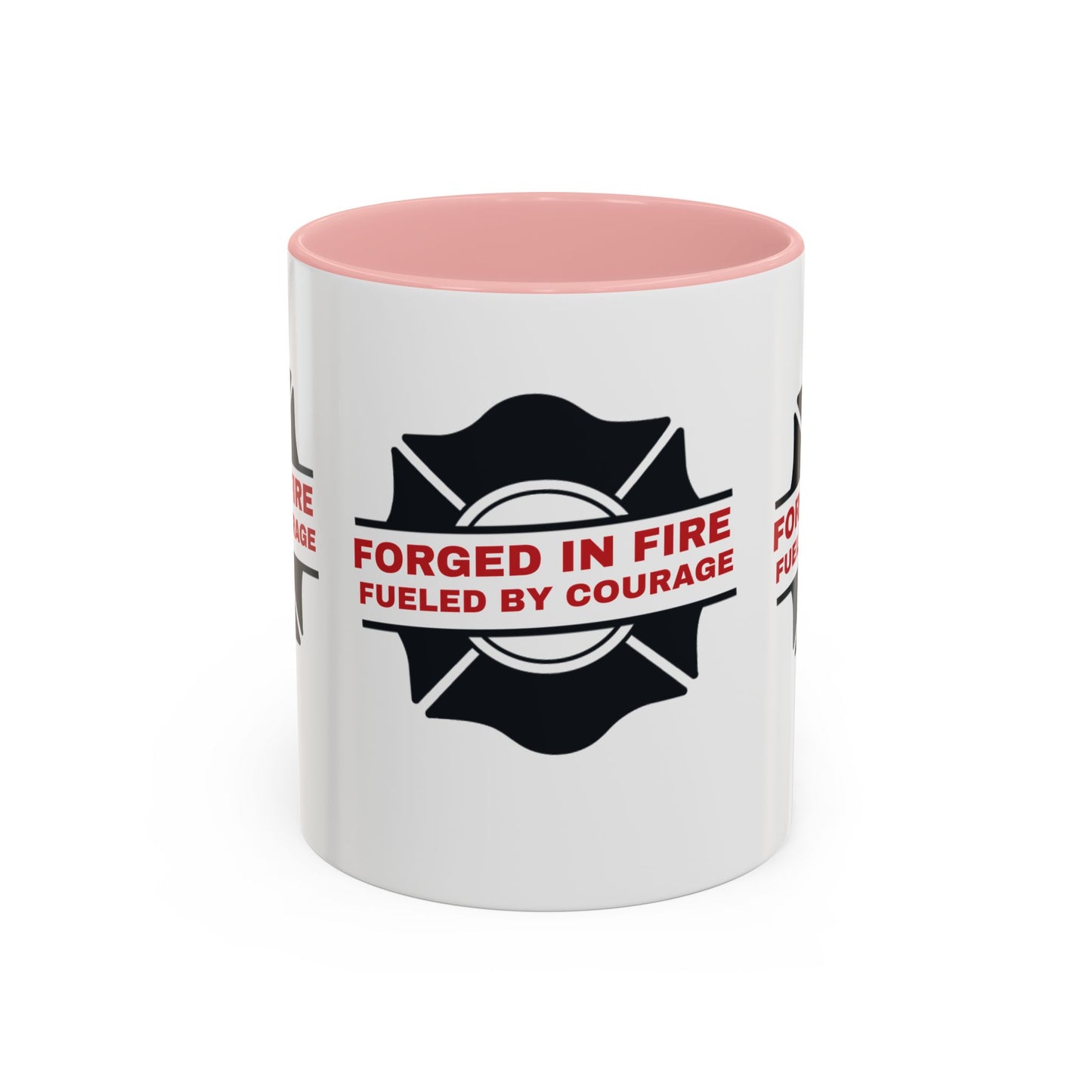 Firefighter Accent Coffee Mug – Forged in fire, fueled by courage