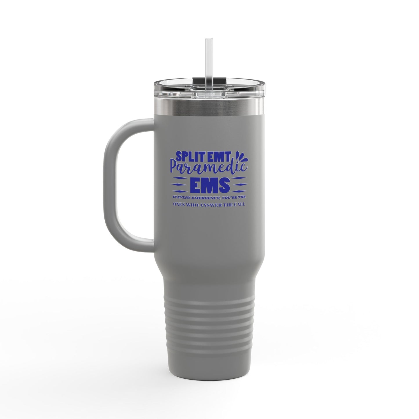 EMS Insulated Travel Mug, 40oz - In every emergency, you're the ones who answer the call