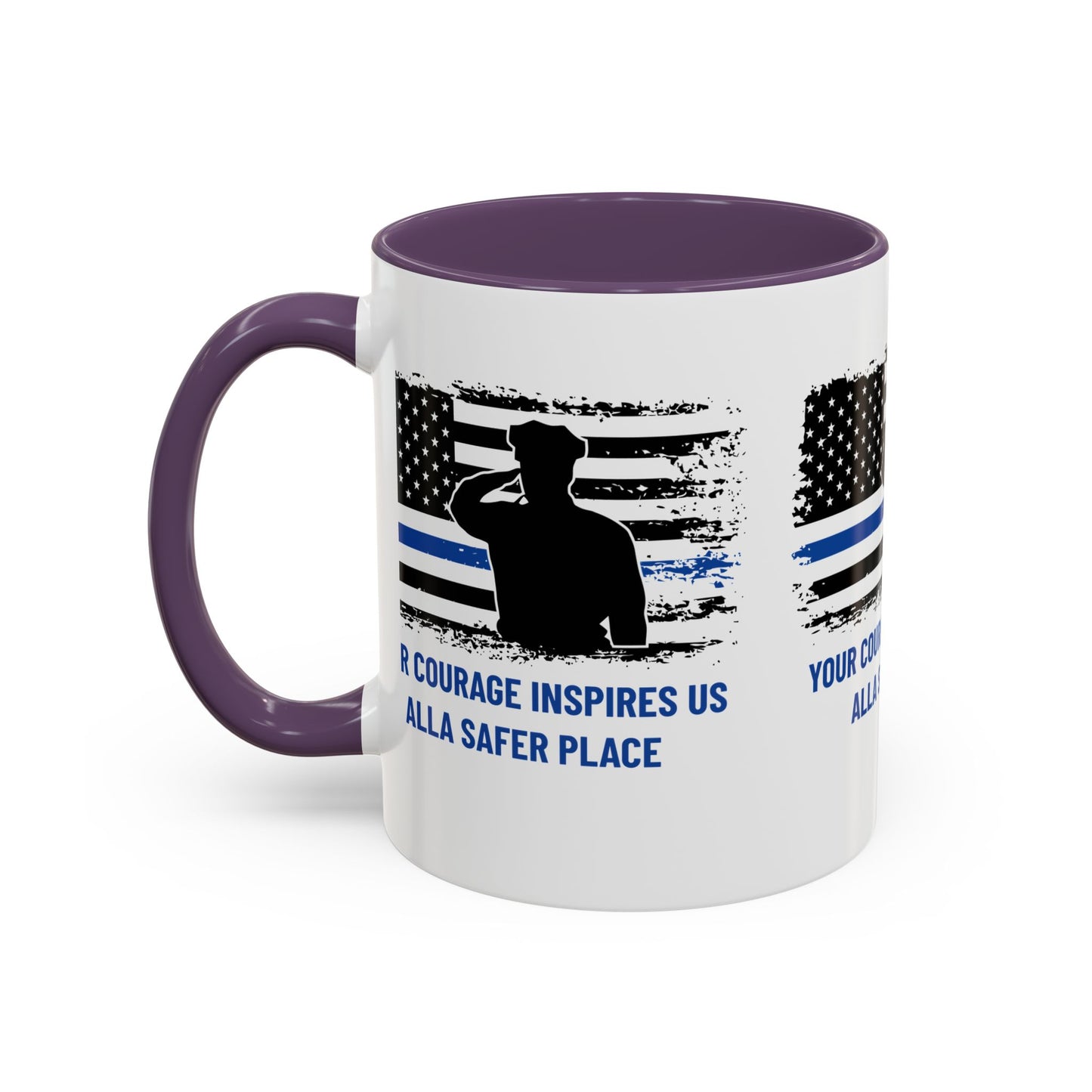 Police Accent Coffee Mug – Your courage inspires us all