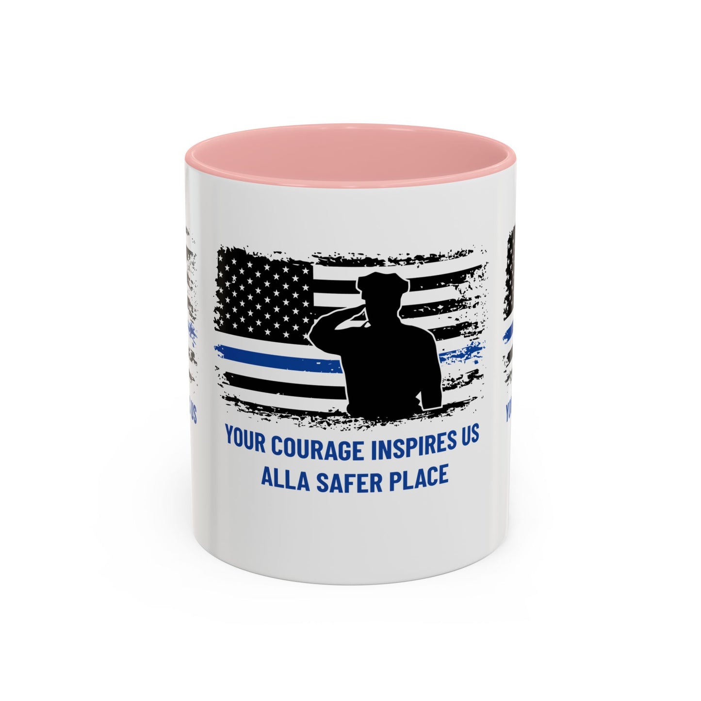 Police Accent Coffee Mug – Your courage inspires us all