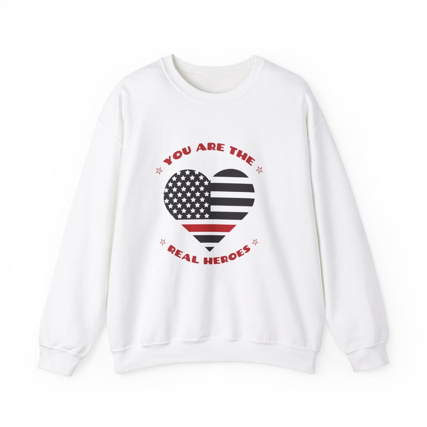 Firefighter Unisex Heavy Blend Crewneck Sweatshirt – You are the real heroes
