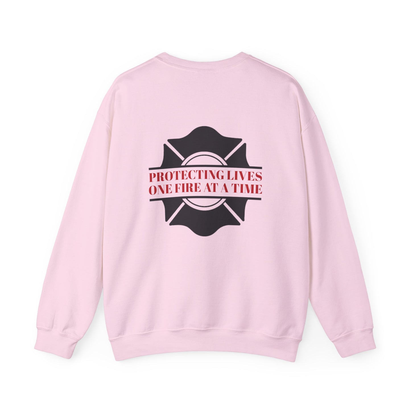 Firefighter Unisex Heavy Blend Crewneck Sweatshirt – Protecting lives, one fire at a time