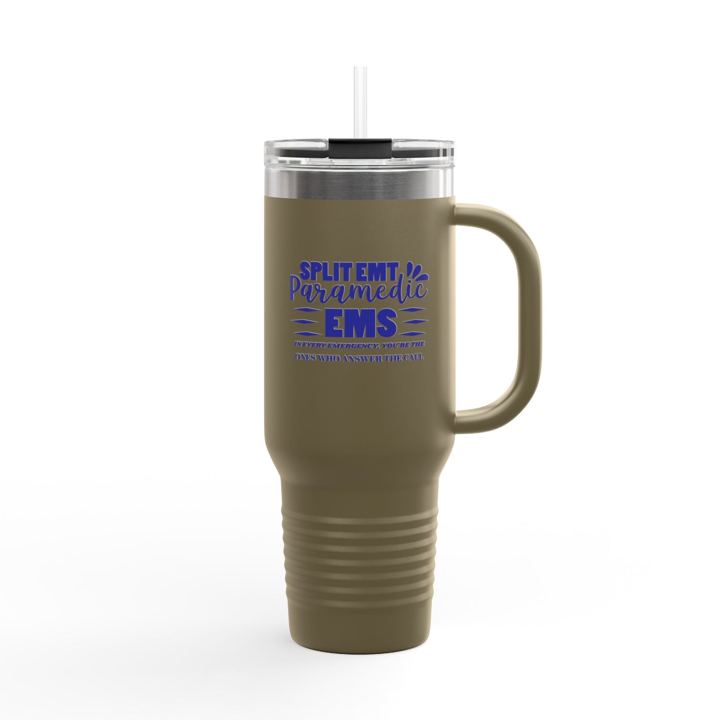 EMS Insulated Travel Mug, 40oz - In every emergency, you're the ones who answer the call