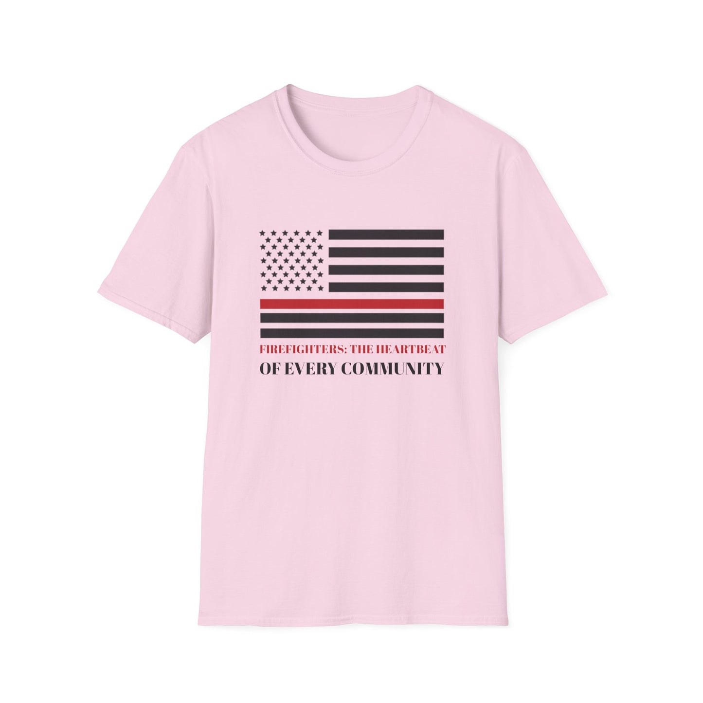Firefighter Softstyle T-Shirt – Firefighters: The heartbeat of every community