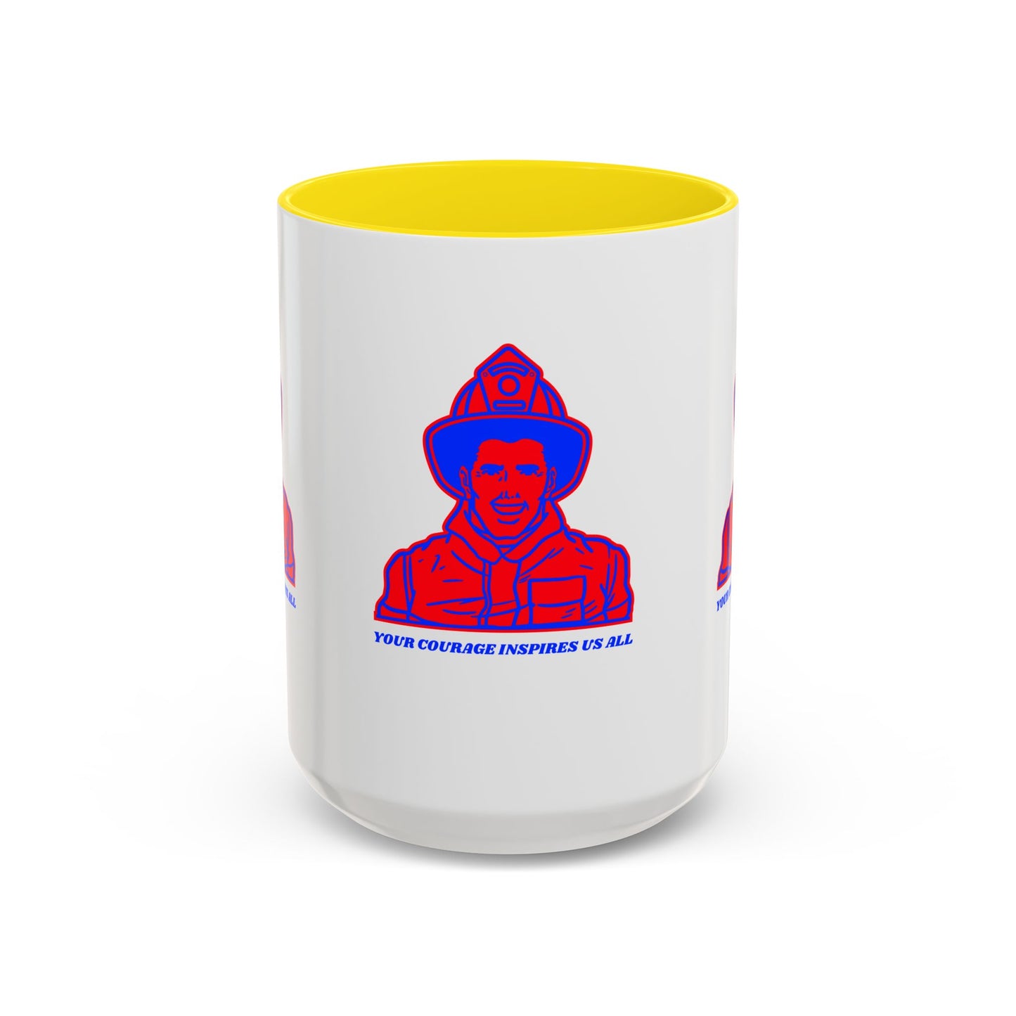 Firefighter Accent Coffee Mug – Your courage inspires us all