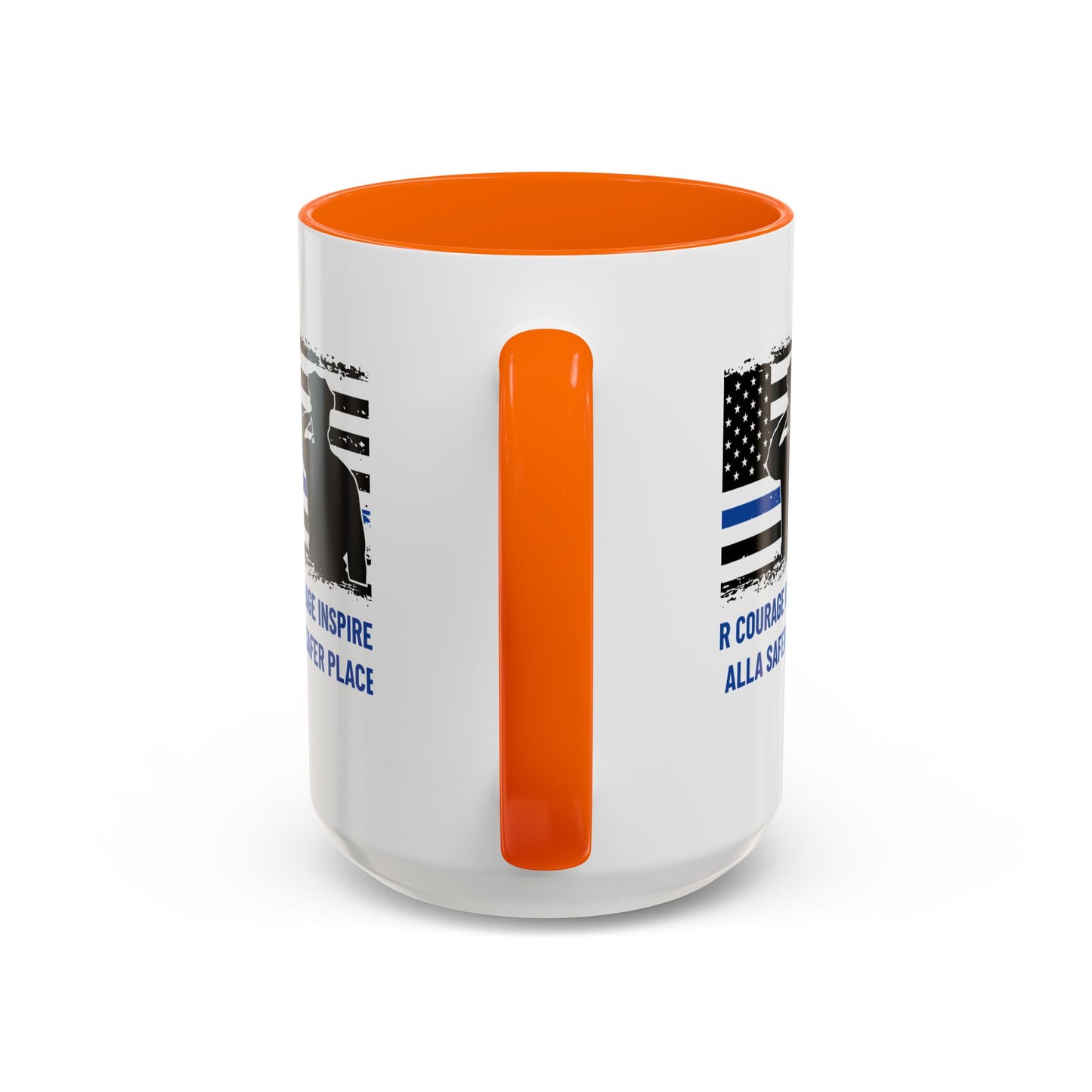 Police Accent Coffee Mug – Your courage inspires us all