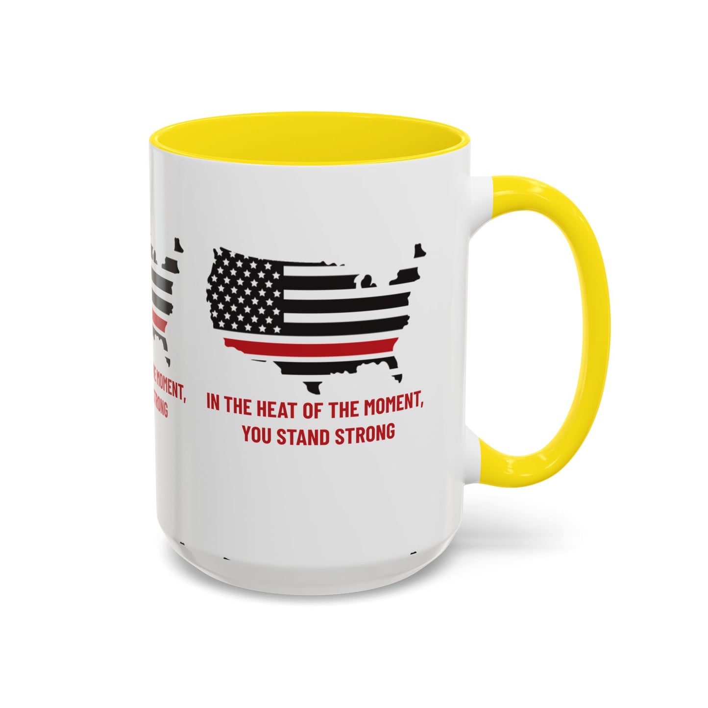 Firefighter Accent Coffee Mug – In the heat of the moment, you stand strong