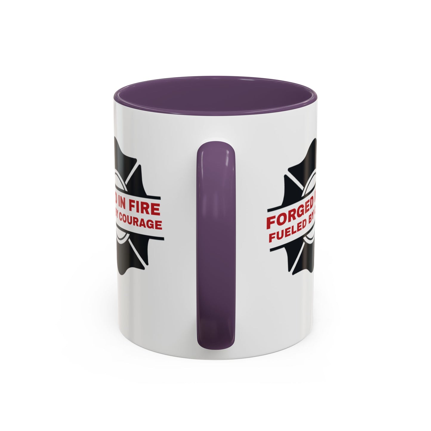 Firefighter Accent Coffee Mug – Forged in fire, fueled by courage