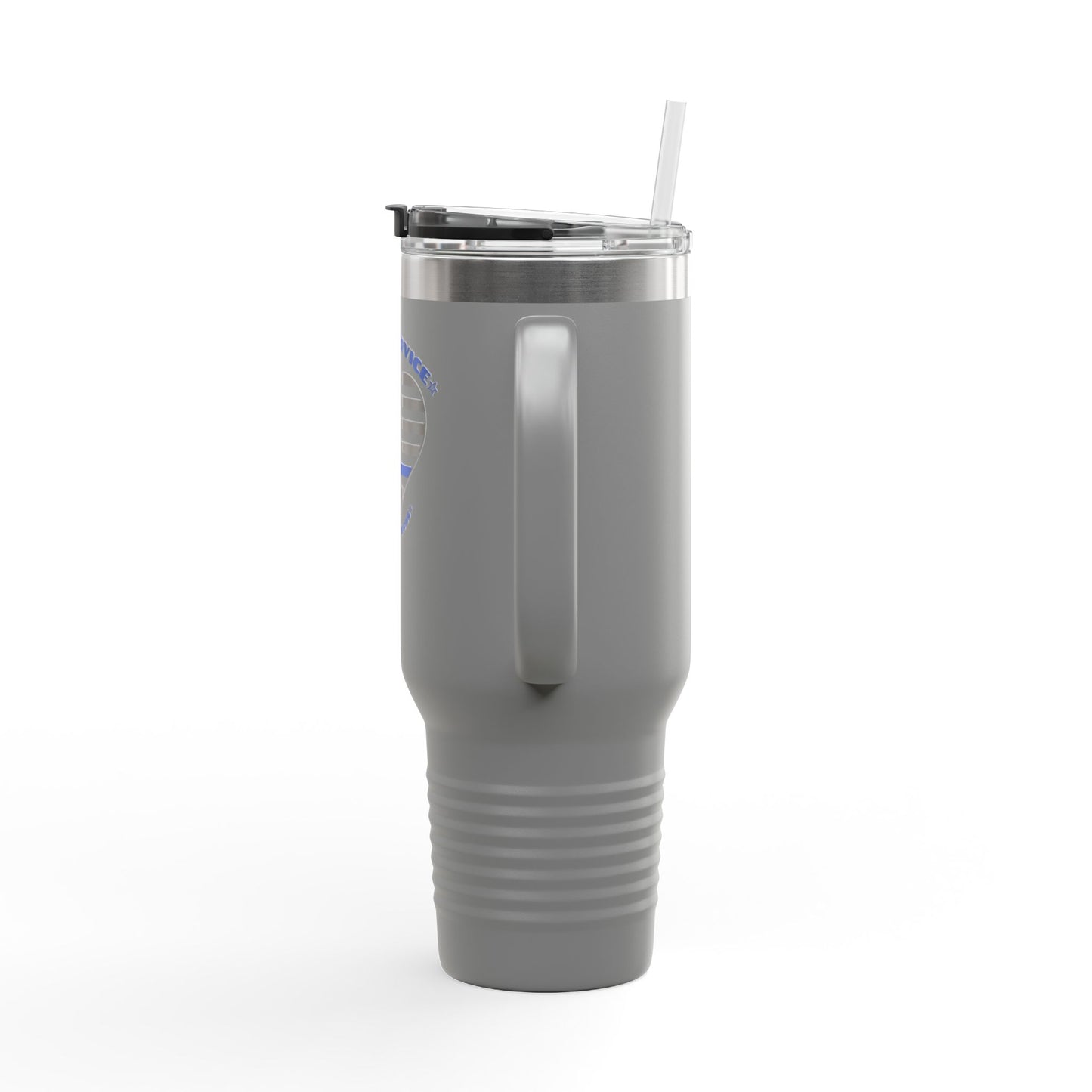Travel Mug, 40oz Your Service Keeps Us Strong - Police Appreciation Design