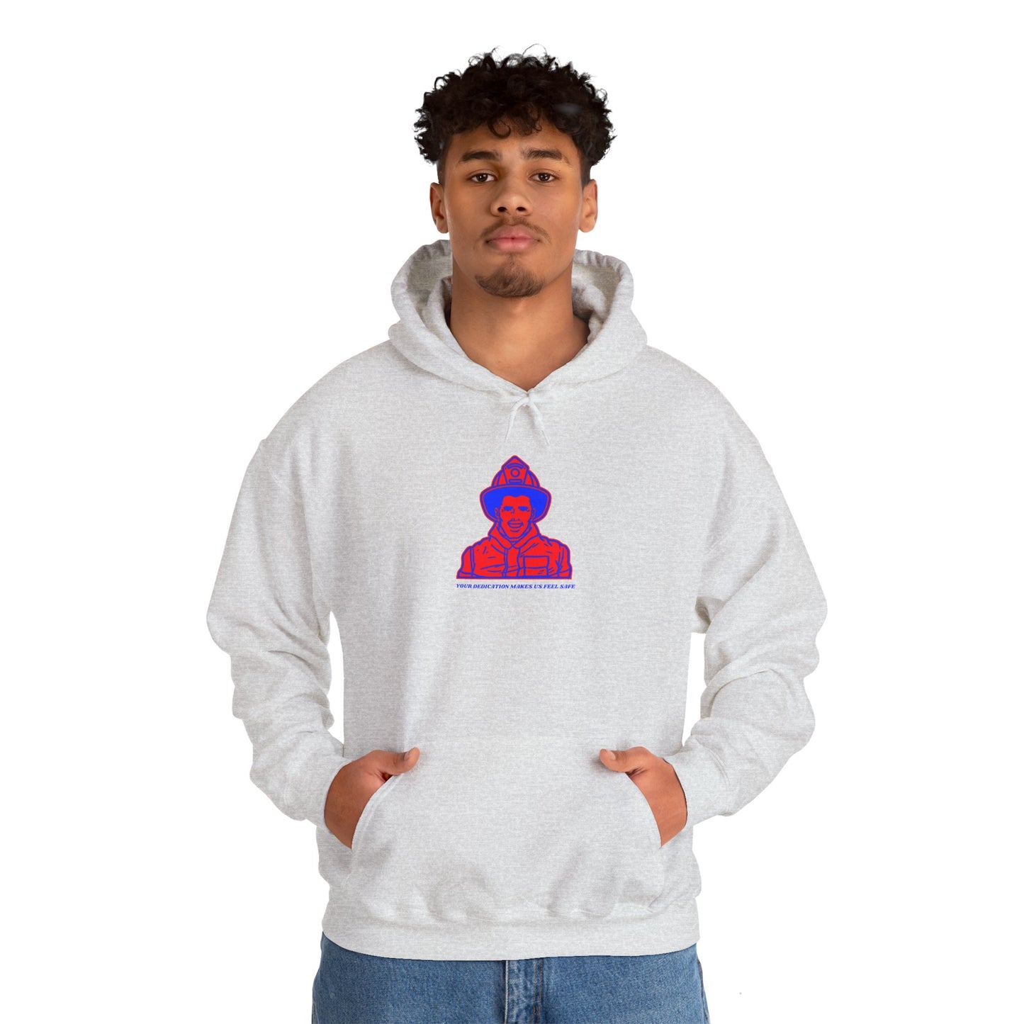 Firefighter Hooded Sweatshirt – Your dedication makes us feel safe