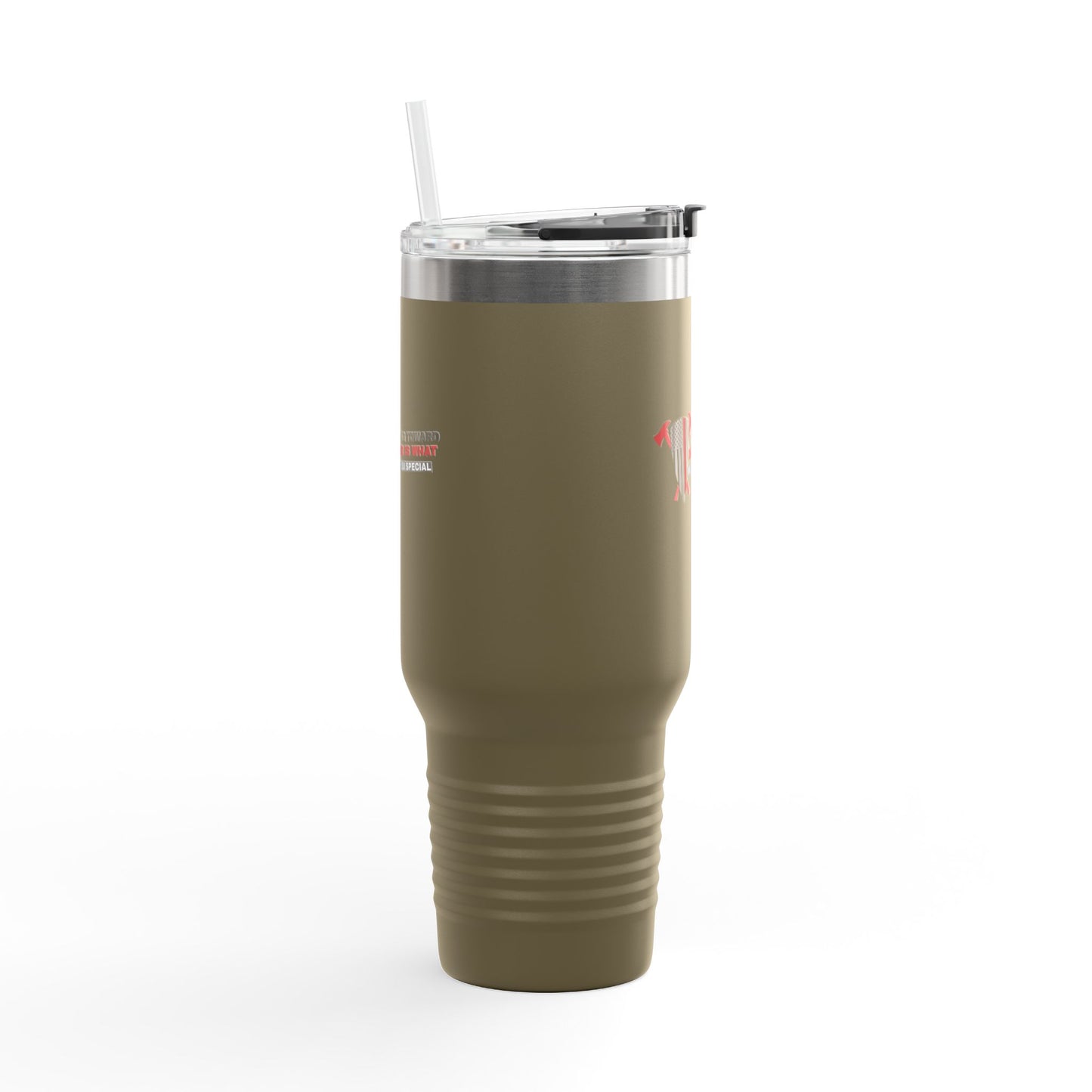 Firefighter Insulated Travel Mug, 40oz – Running toward danger is what makes you special
