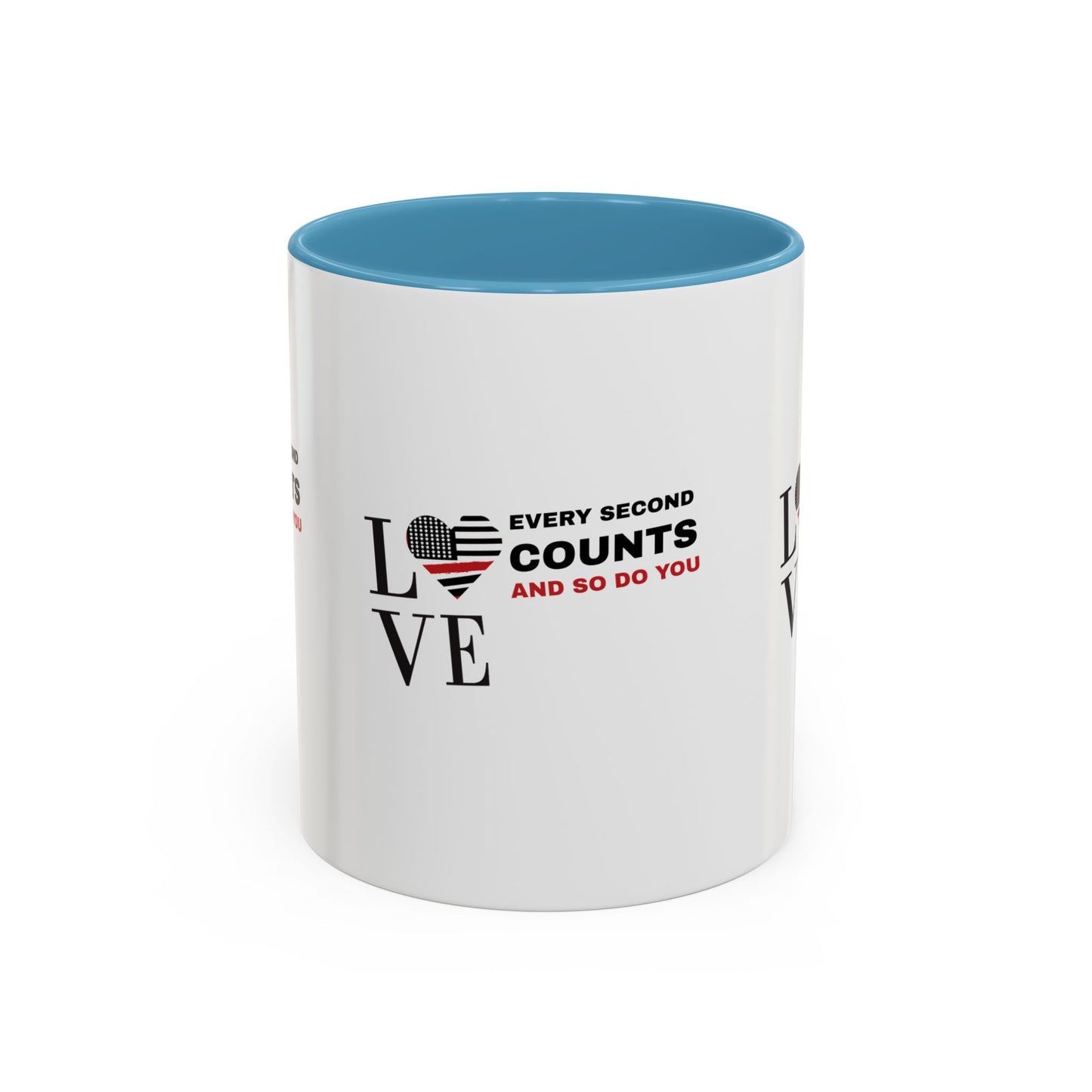 Firefighter Accent Coffee Mug – Every second counts, and so do you