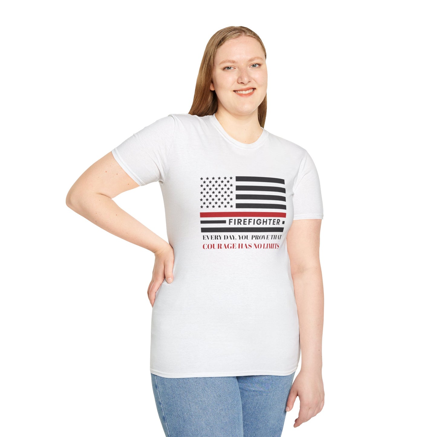 Firefighter Softstyle T-Shirt – Every day, you prove that courage has no limits