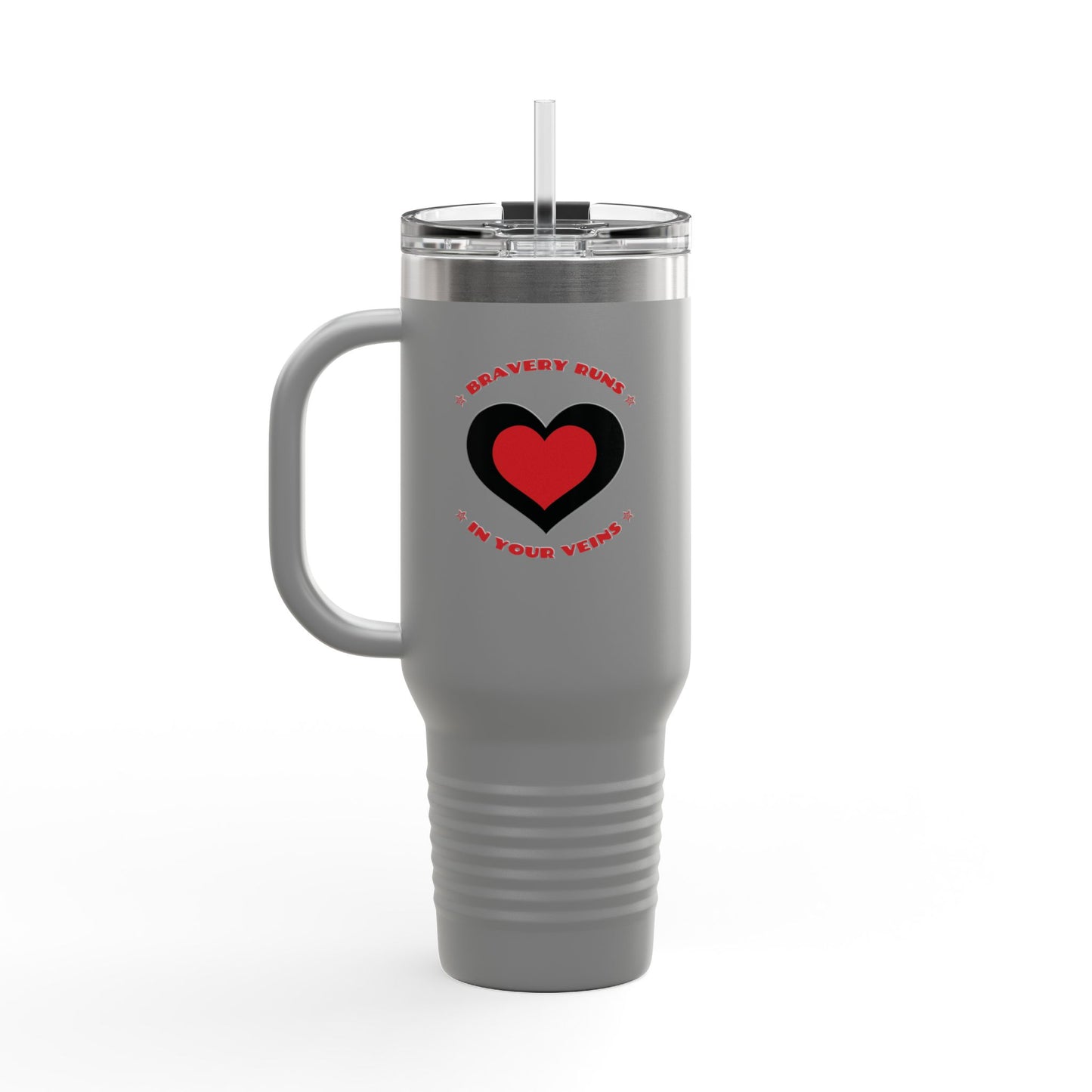 Firefighter Insulated Travel Mug, 40oz – Bravery runs in your veins