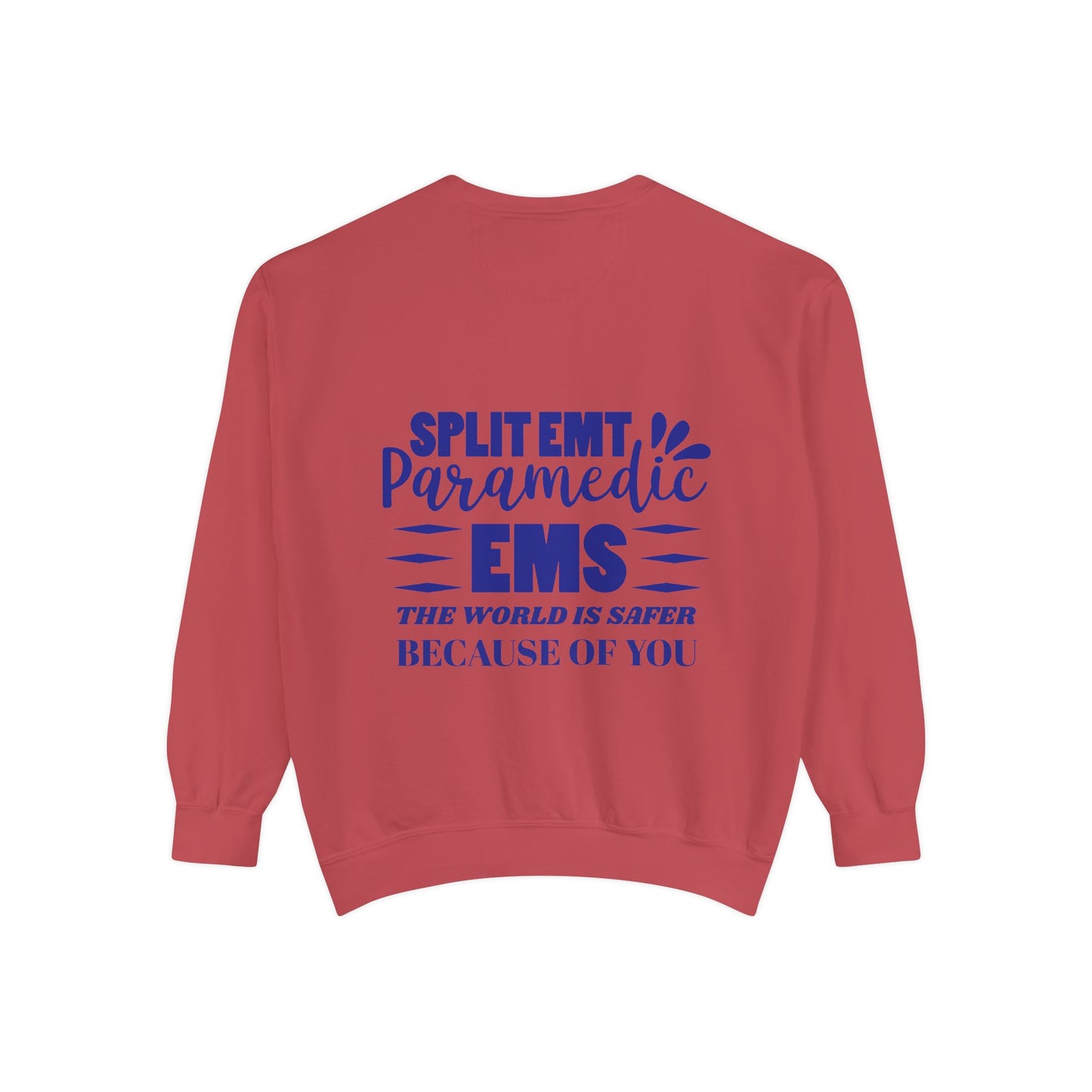 EMS Unisex Garment-Dyed Sweatshirt –The world is safer because of you