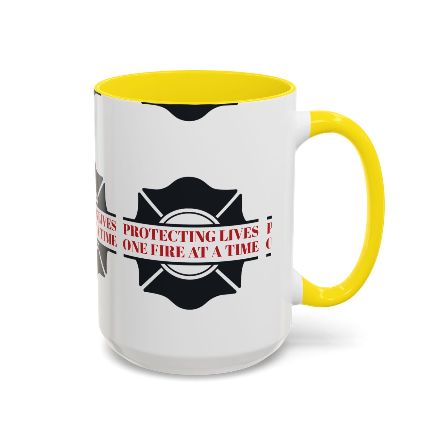 Firefighter Accent Coffee Mug – Protecting lives, one fire at a time