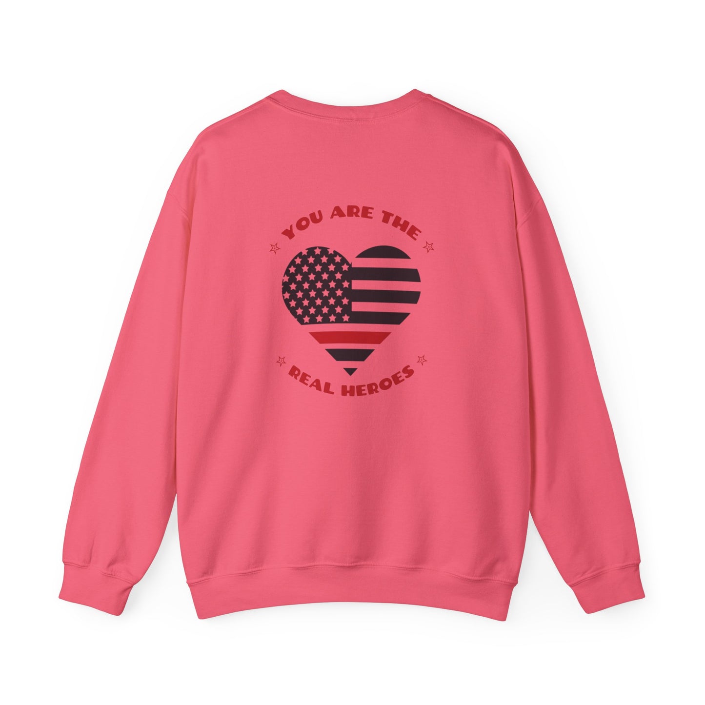 Firefighter Unisex Heavy Blend Crewneck Sweatshirt – You are the real heroes