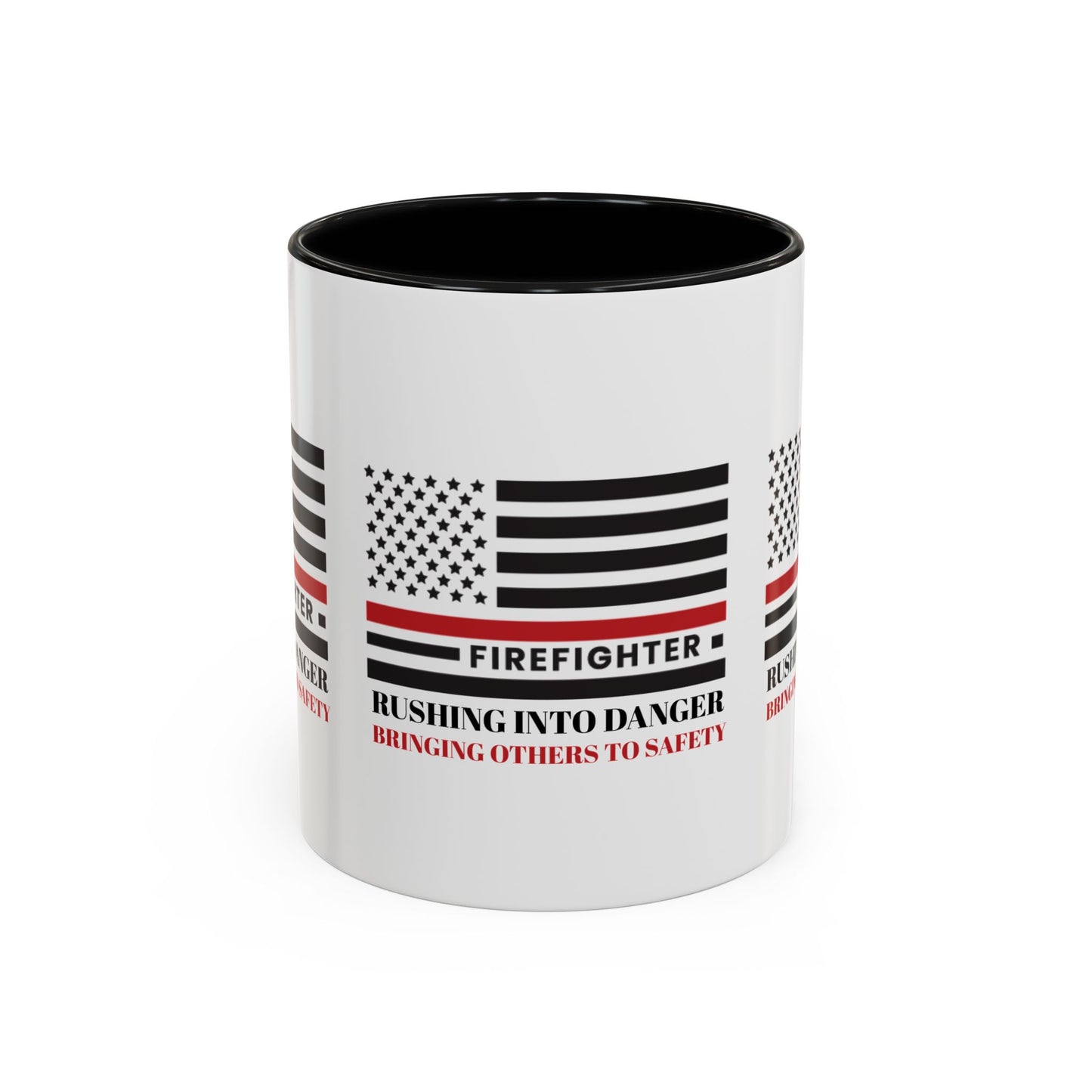 Firefighter Accent Coffee Mug – Rushing into danger, bringing others to safety