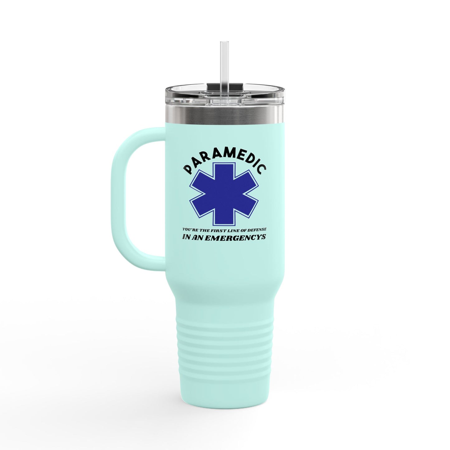 EMS Insulated Travel Mug, 40oz - You’re the first line of defense in an emergency