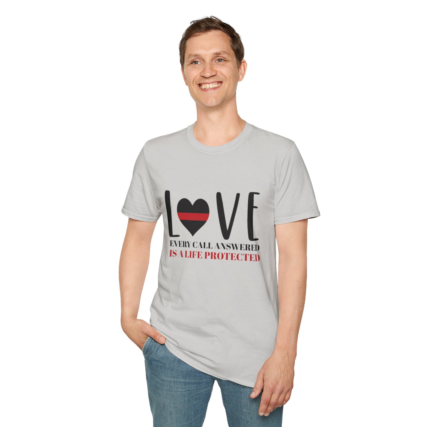 Firefighter Softstyle T-Shirt – Every call answered is a life protected