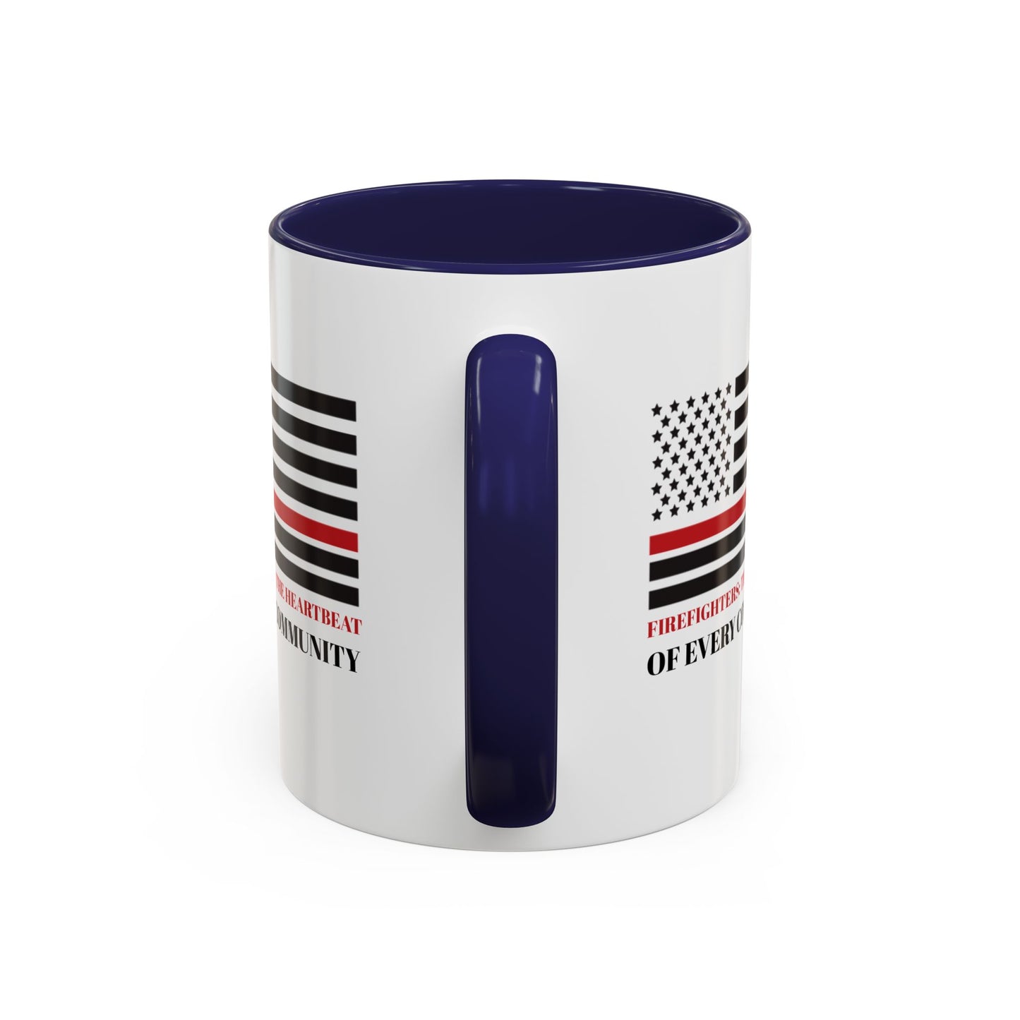 Firefighter Accent Coffee Mug – Firefighters: The heartbeat of every community