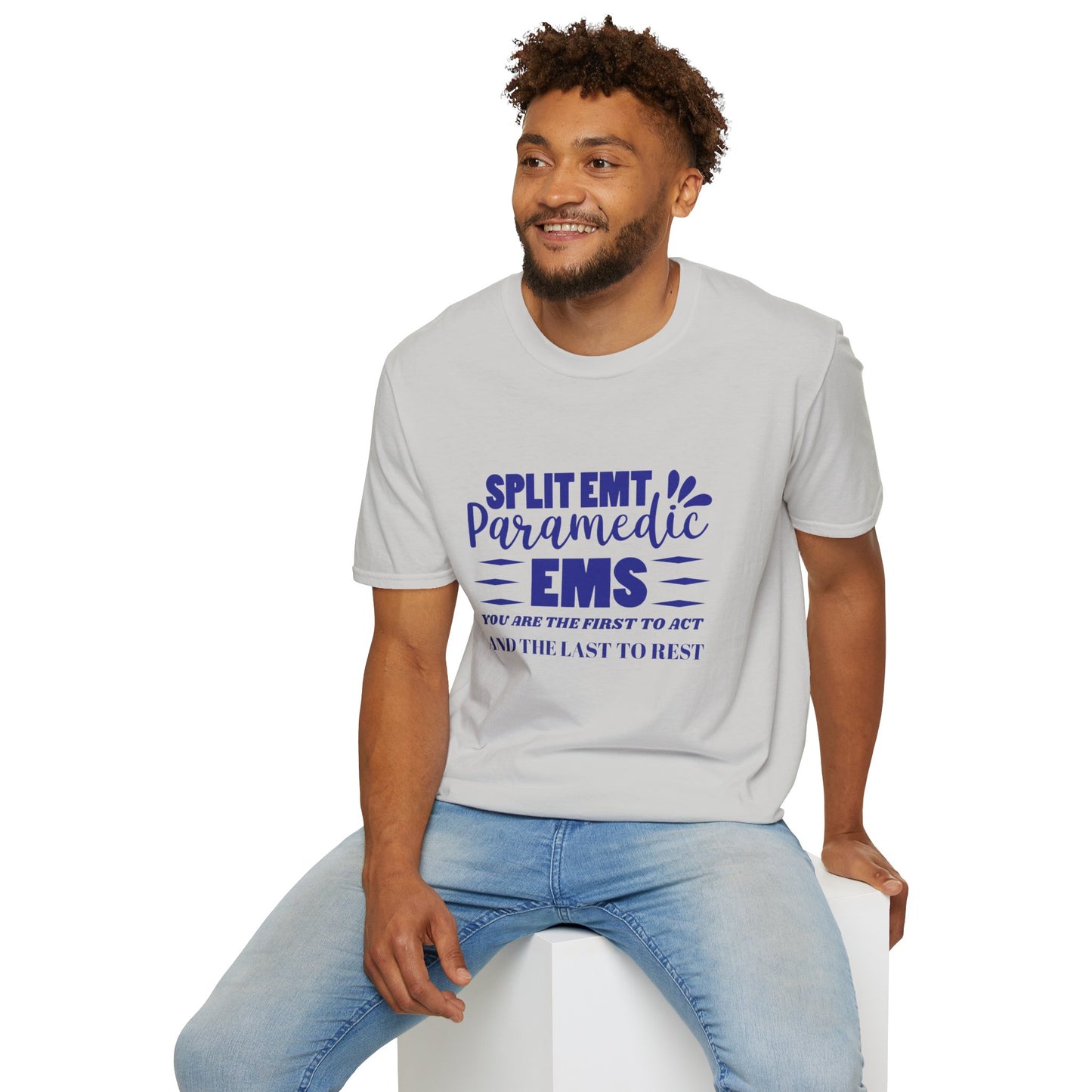 EMS Inspiration Softstyle T-Shirt – You are the first to act and the last to rest