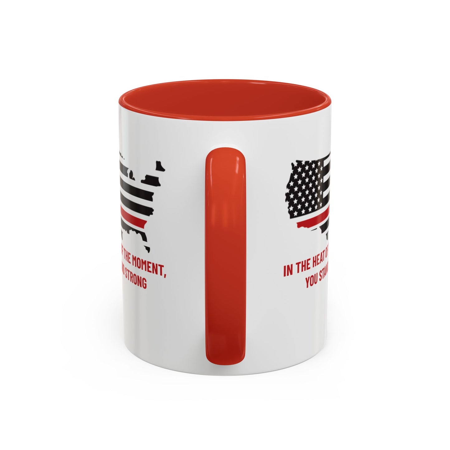 Firefighter Accent Coffee Mug – In the heat of the moment, you stand strong