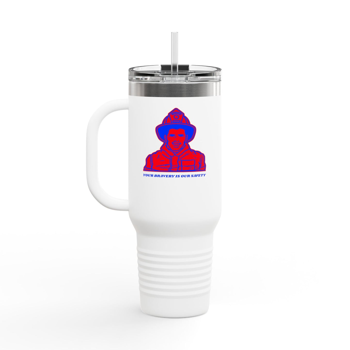Firefighter Insulated Travel Mug, 40oz – Your bravery is our safety
