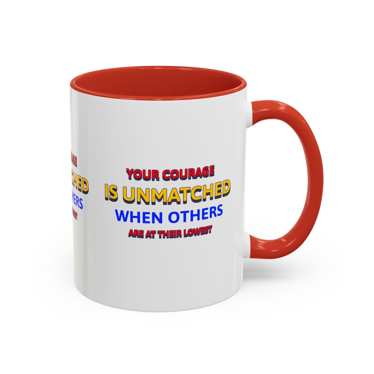 EMS Accent Coffee Mug – Your courage is unmatched when others are at their lowest