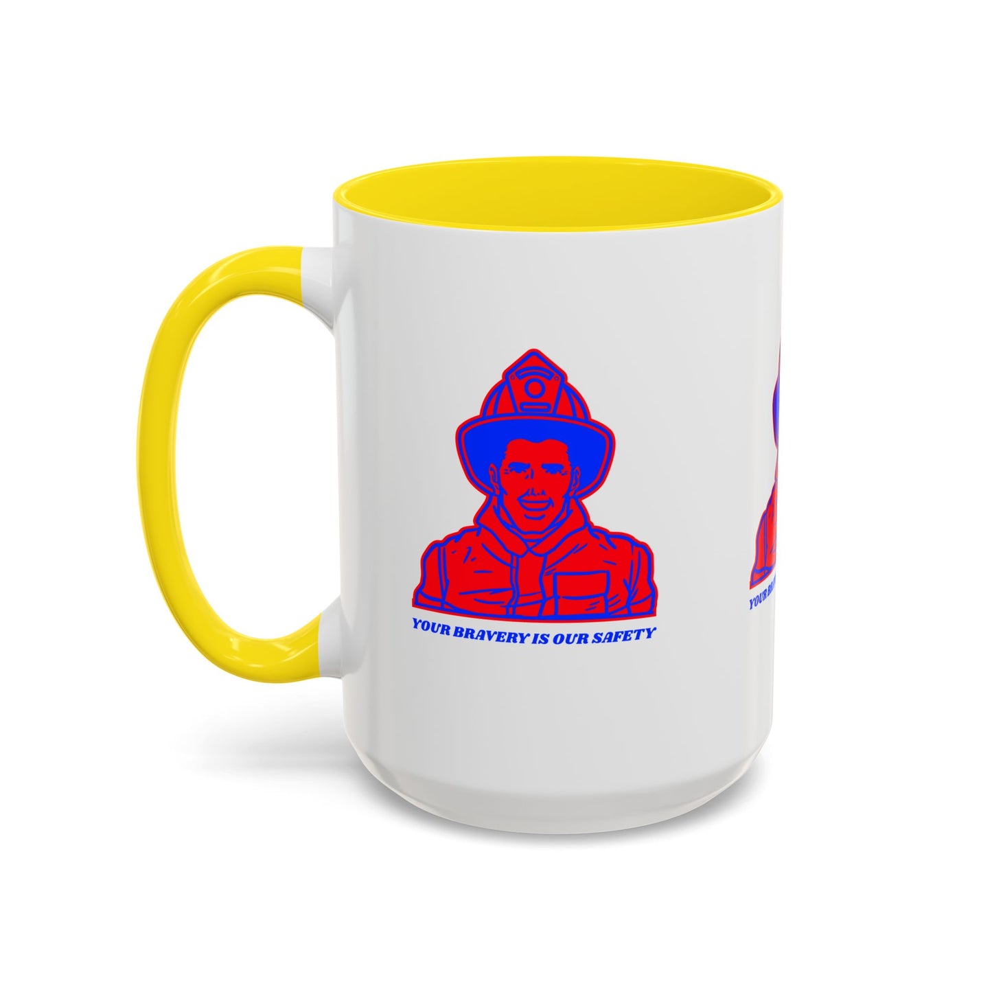 Firefighter Accent Coffee Mug – Your bravery is our safety