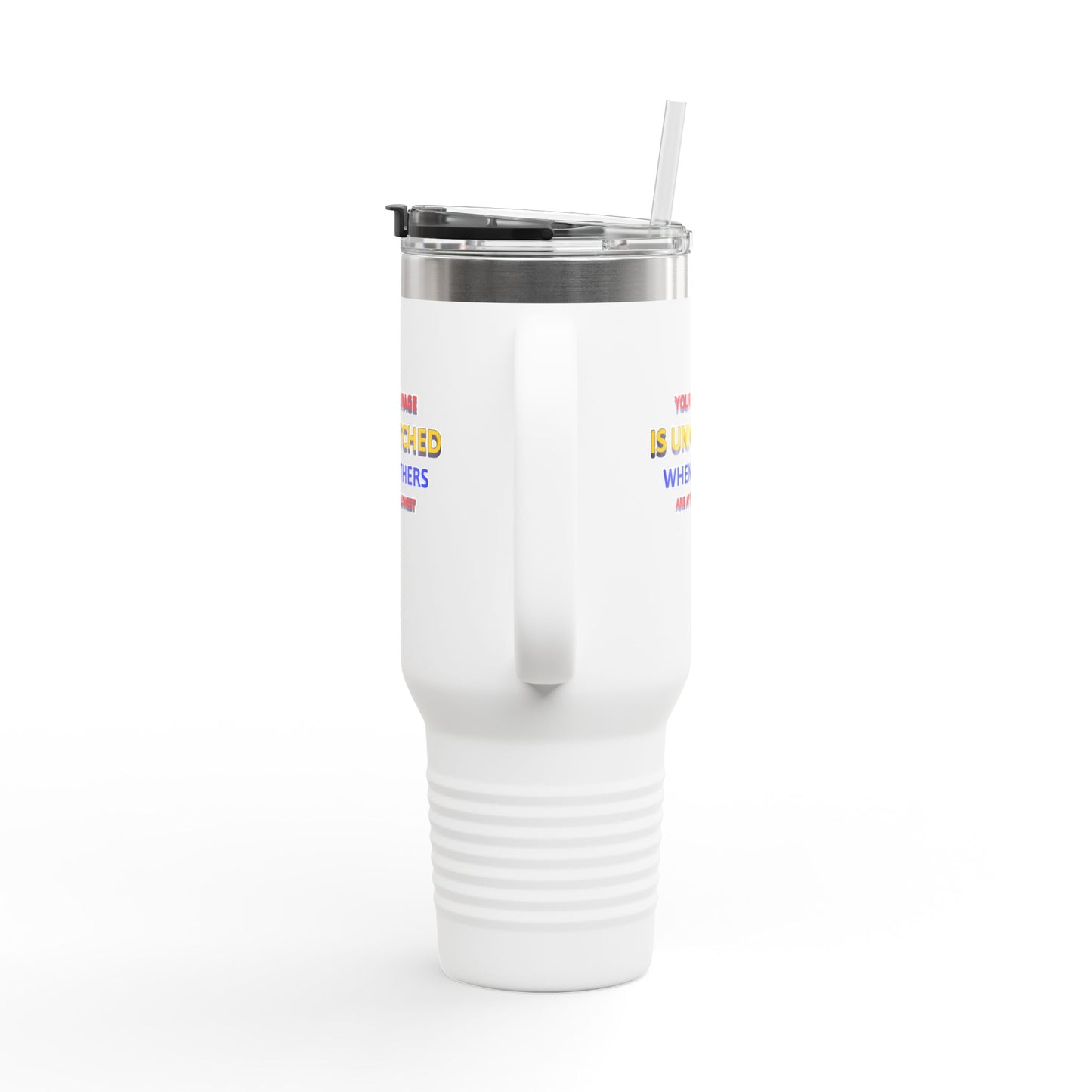 EMS Insulated Travel Mug, 40oz - Your courage is unmatched when others are at their lowest
