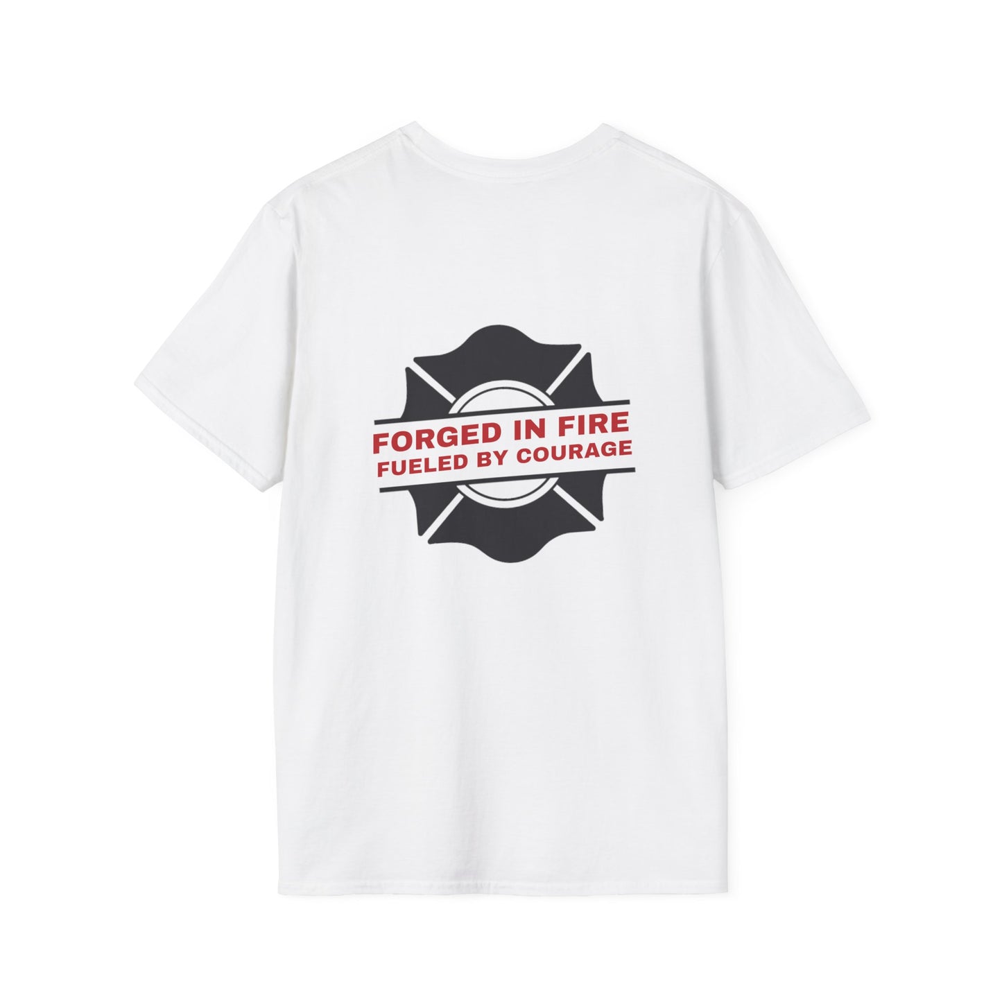 Firefighter Softstyle T-Shirt – Forged in fire, fueled by courage