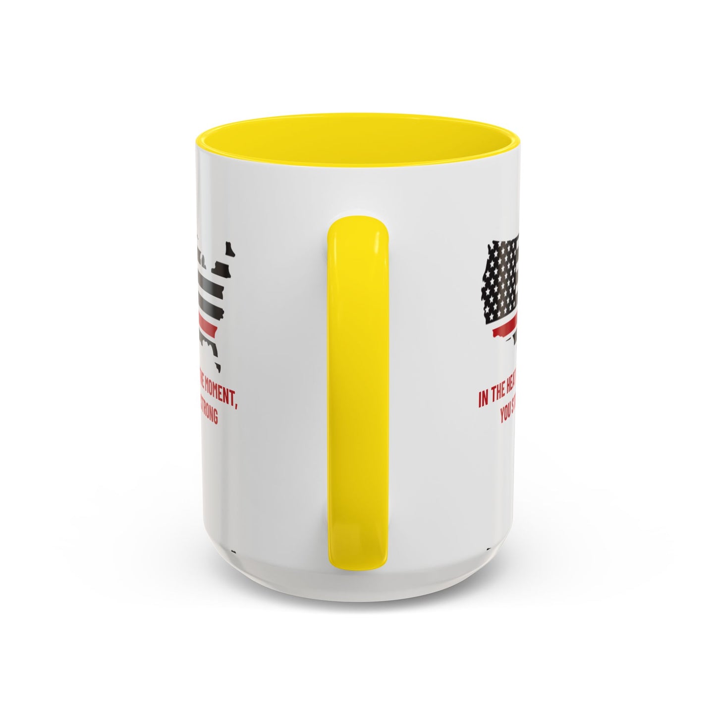 Firefighter Accent Coffee Mug – In the heat of the moment, you stand strong