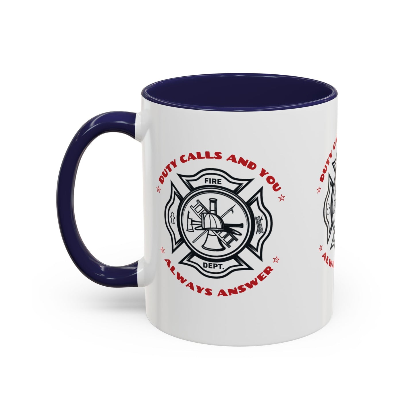 Firefighter Accent Coffee Mug – Duty calls, and you always answer