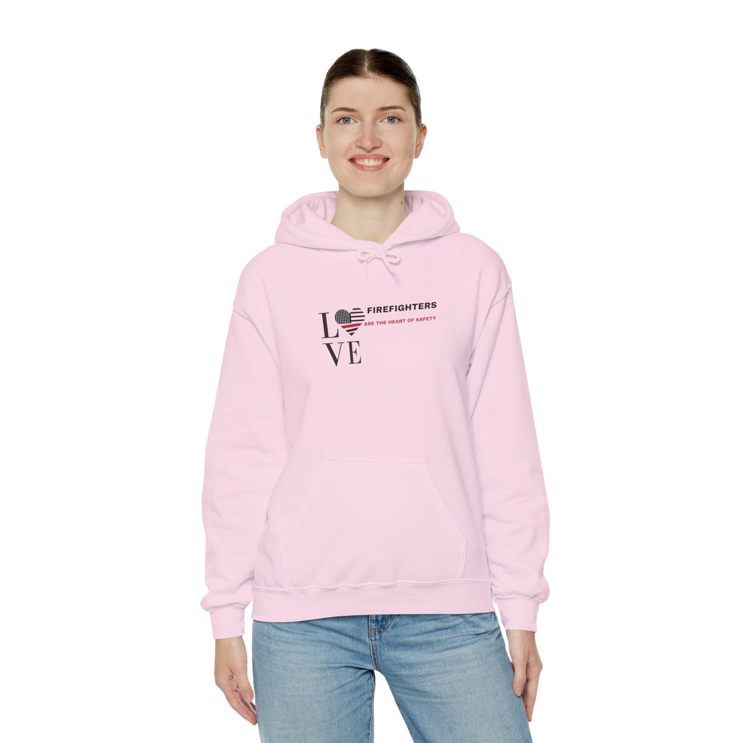 Firefighter Hooded Sweatshirt – Firefighters are the heart of safety