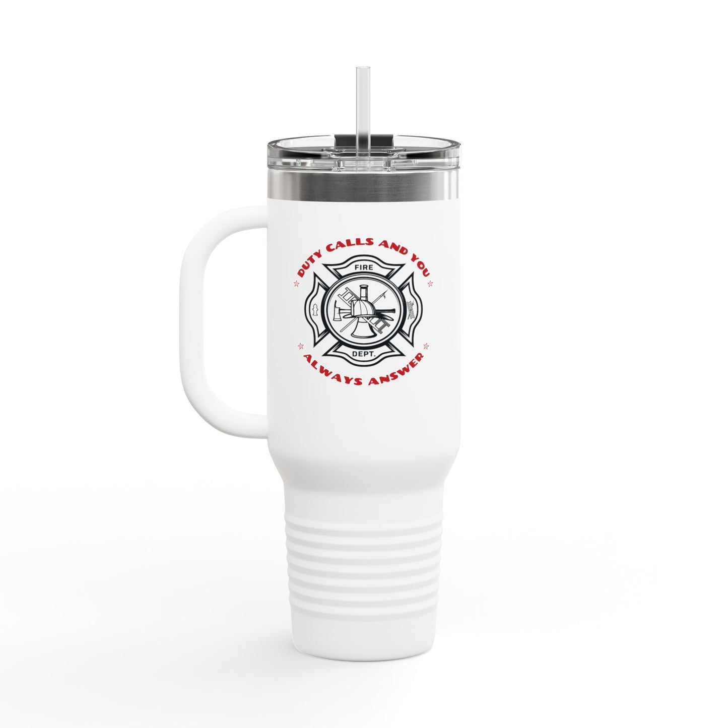 Firefighter Insulated Travel Mug, 40oz – Duty calls, and you always answer